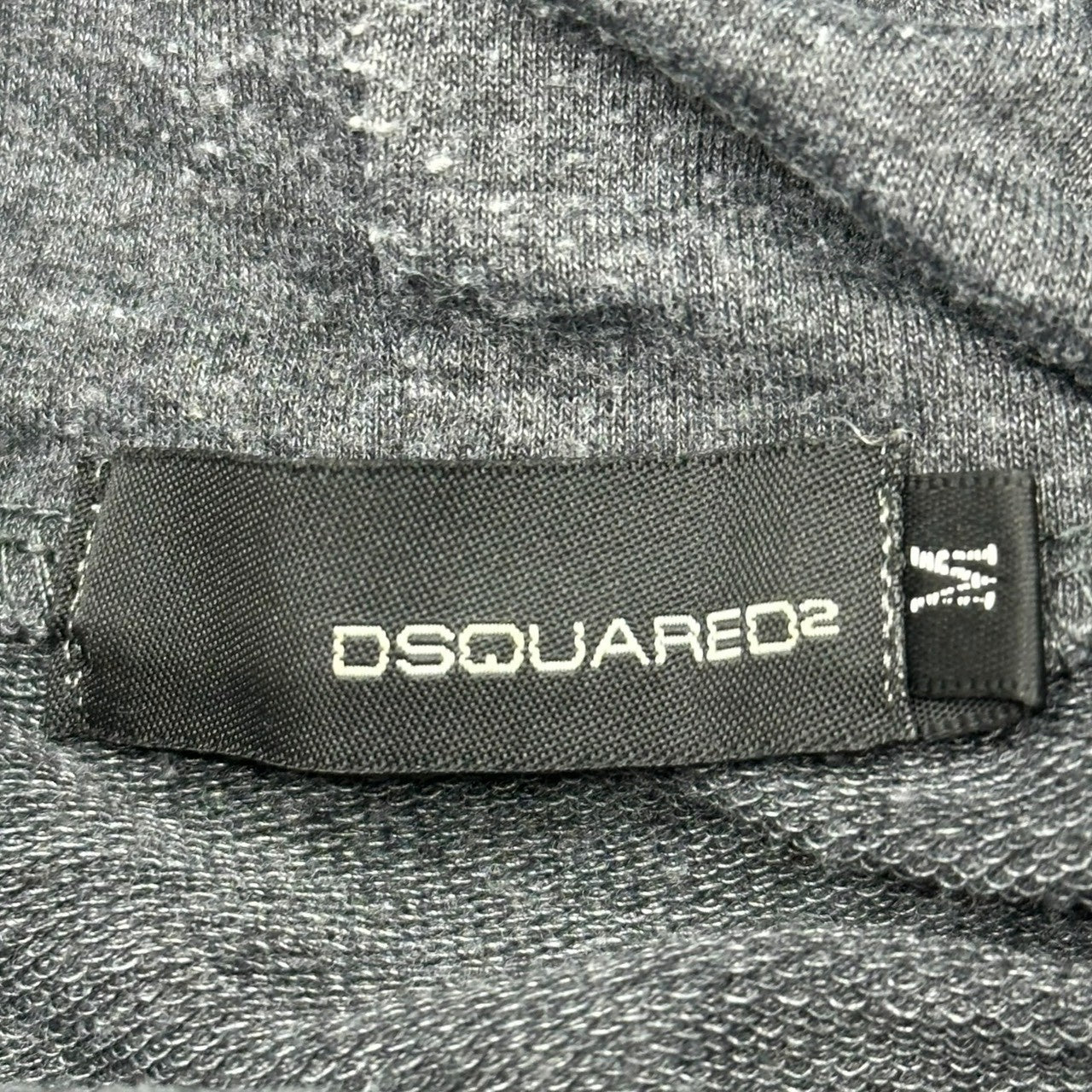 DSQUARED2(ディースクエアード) Front print high neck light sweatshirt フロント プリント ハイネック ライトスウェット M チャコールグレー