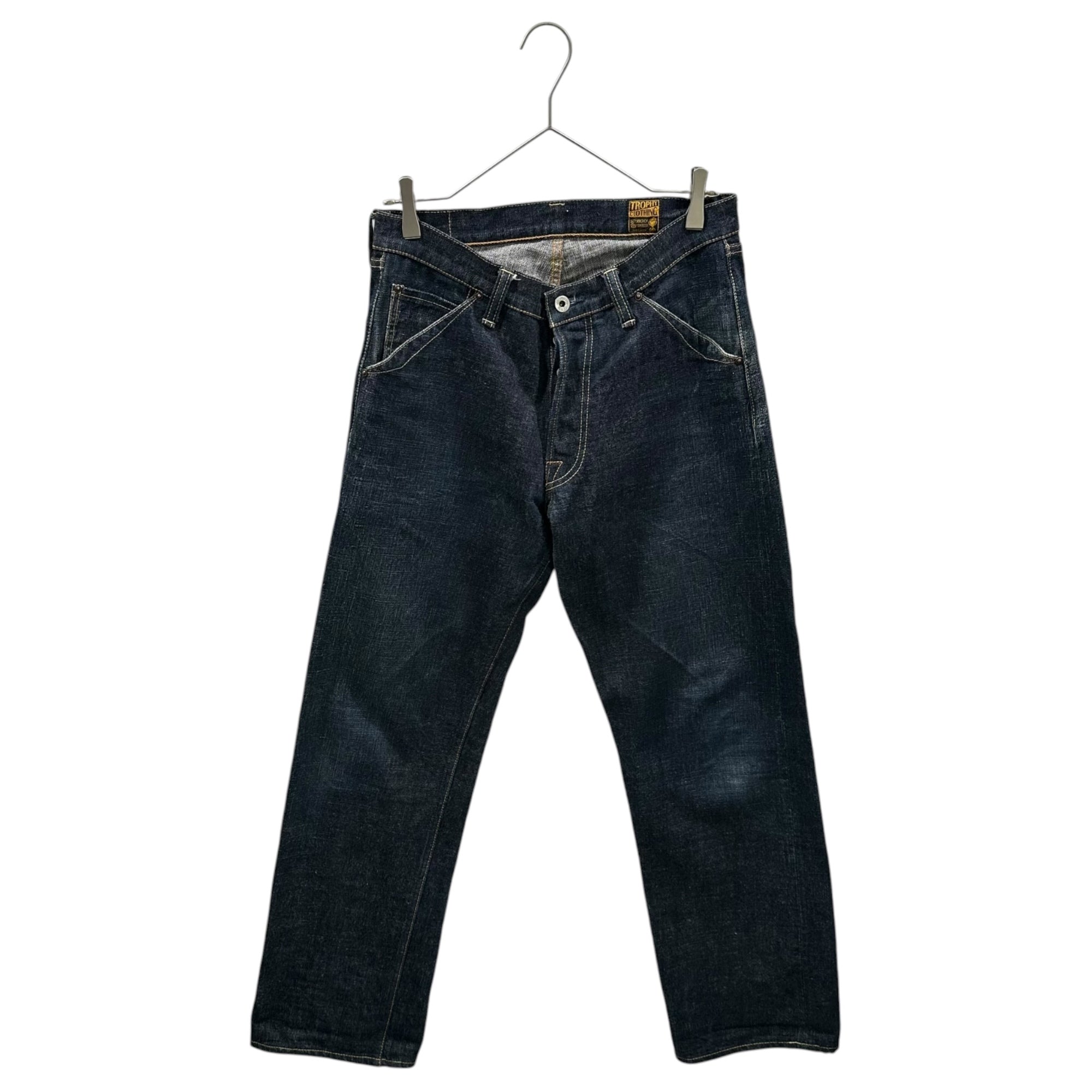 TROPHY CLOTHING(トロフィークロージング) 1605 Standard Dirt Denim スタンダード ダート デニム パンツ 31 インディゴ セルビッチ 赤耳