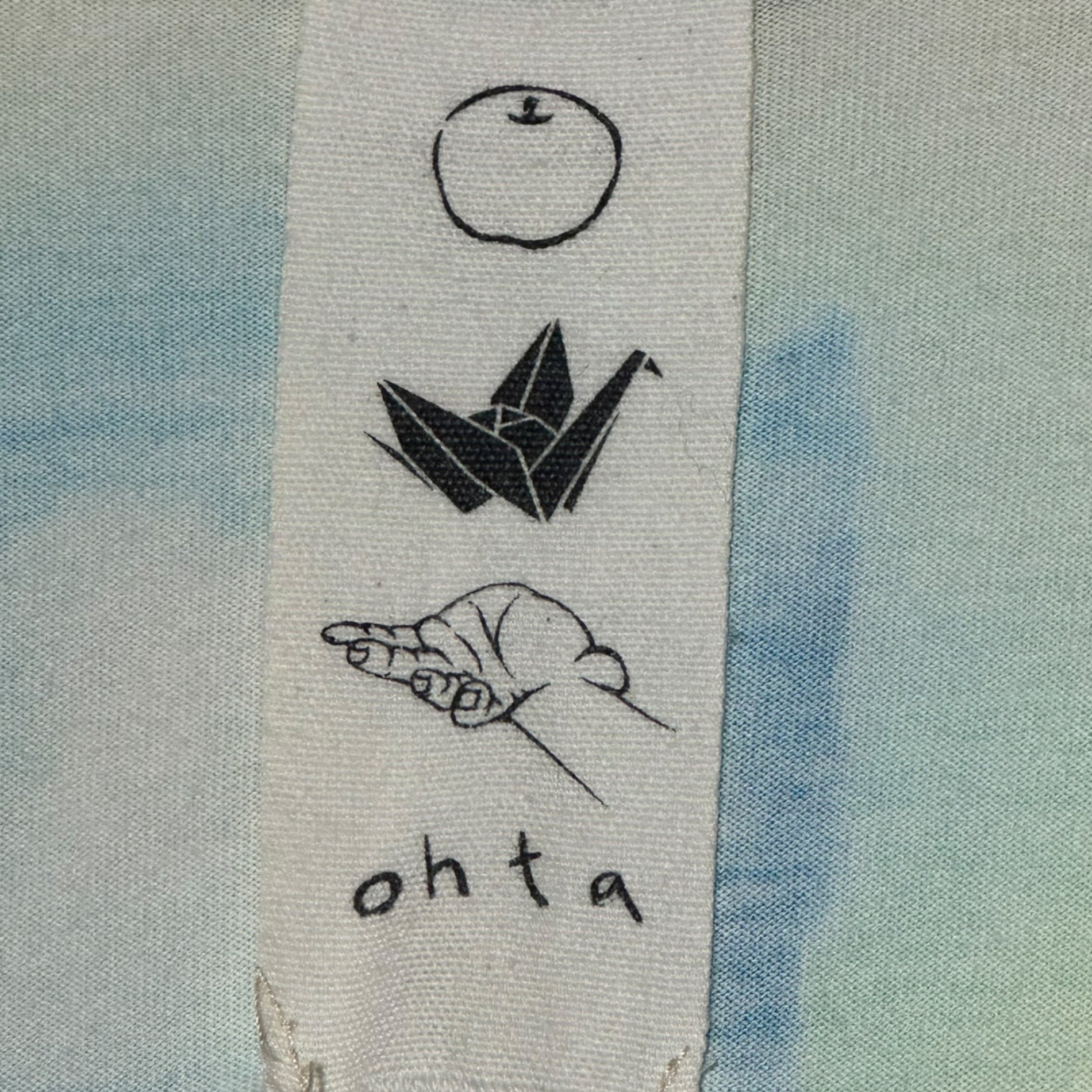ohta(オオタ) 10AW "安息の場所" 家族柄 Tシャツ MS イエロー 半袖