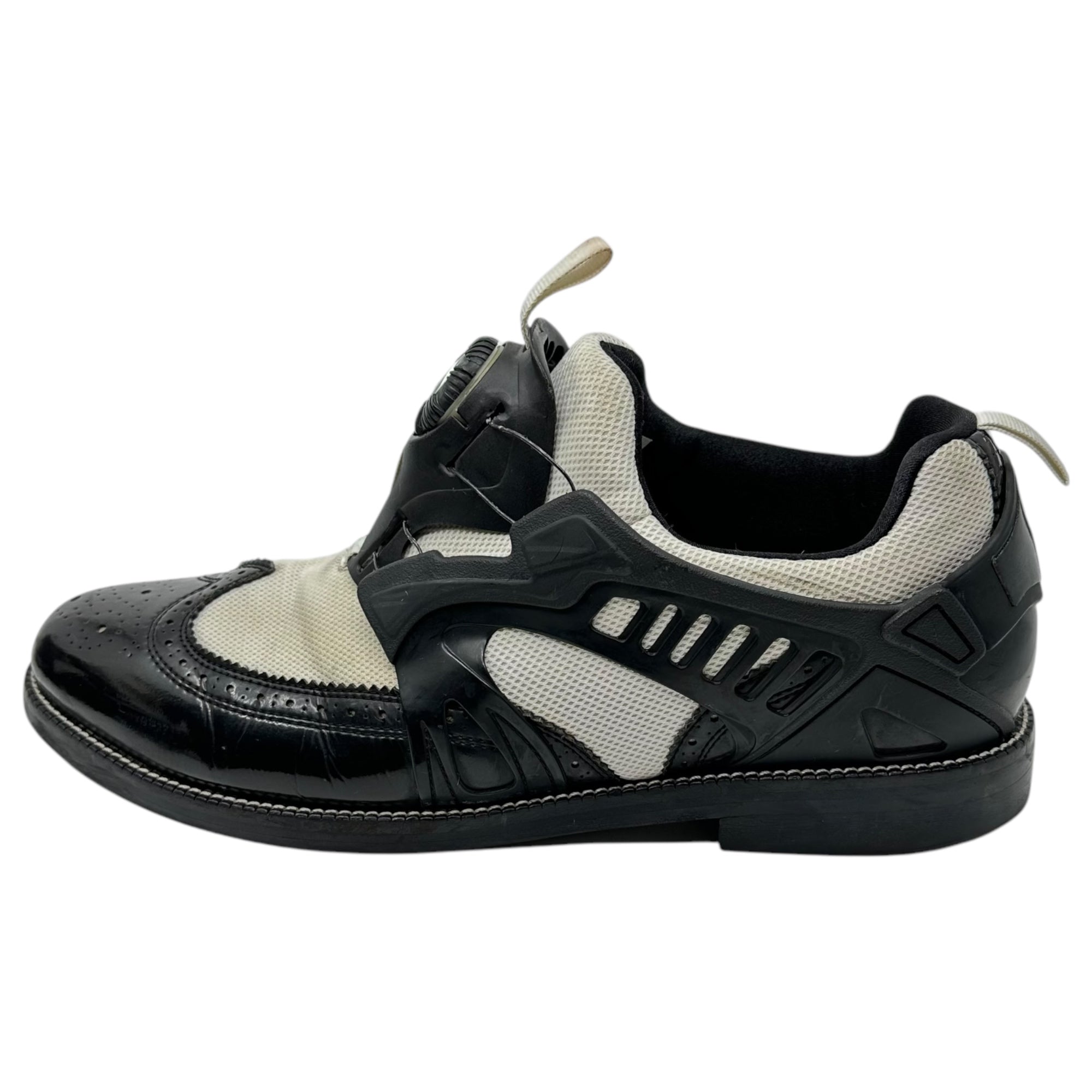 PUMA by MIHARA YASUHIRO(プーマバイミハラヤスヒロ) 14SS MY-72 "Patent" DISC ディスク ウィングチップ ドレス シューズ 35645801 30cm ブラック×ホワイト メッシュ スニーカー コラボ