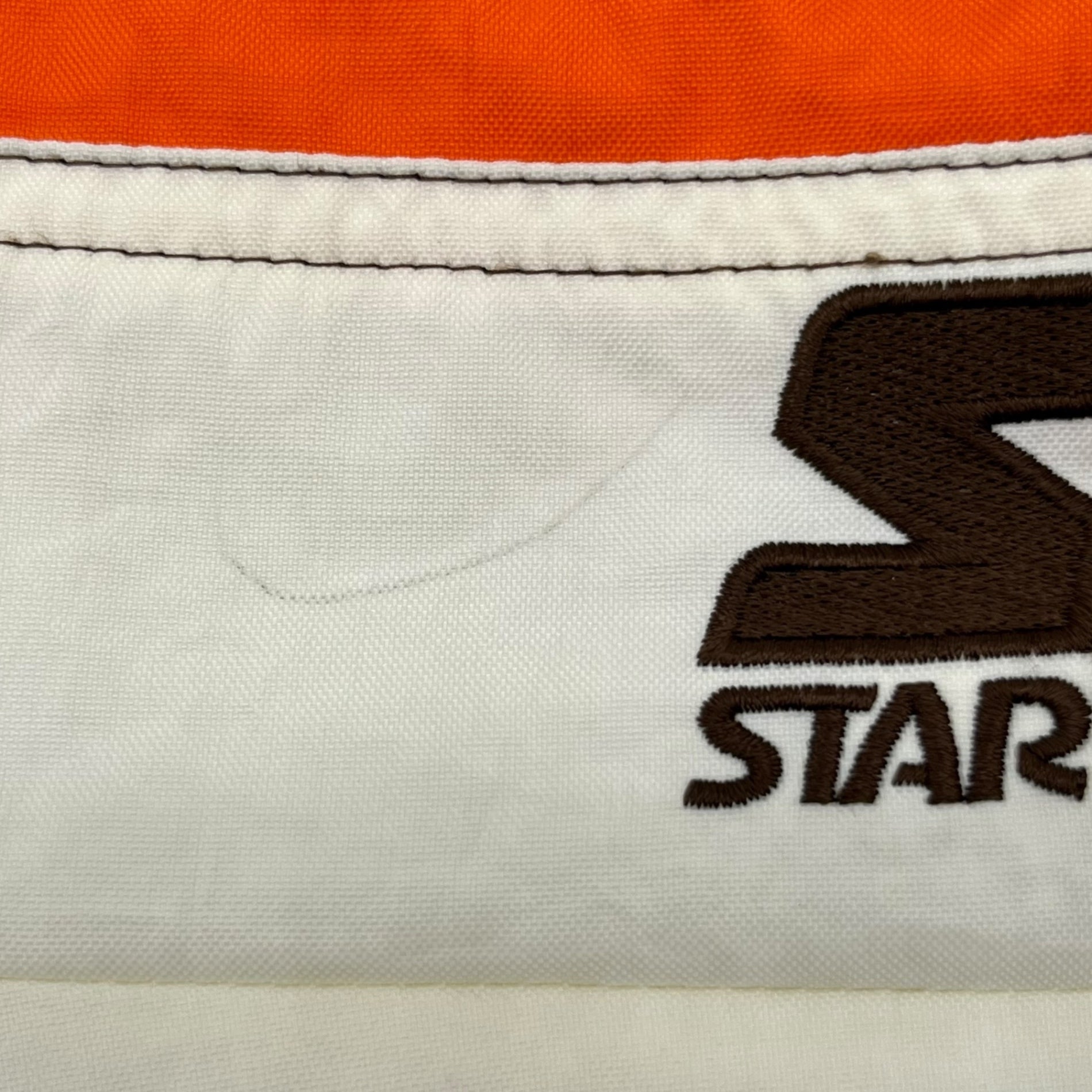 PRO LINE STARTER(プロライン スターター) 90's NFL BROWNS 中綿ジャケット 90年代 XL ホワイト×ブラウン