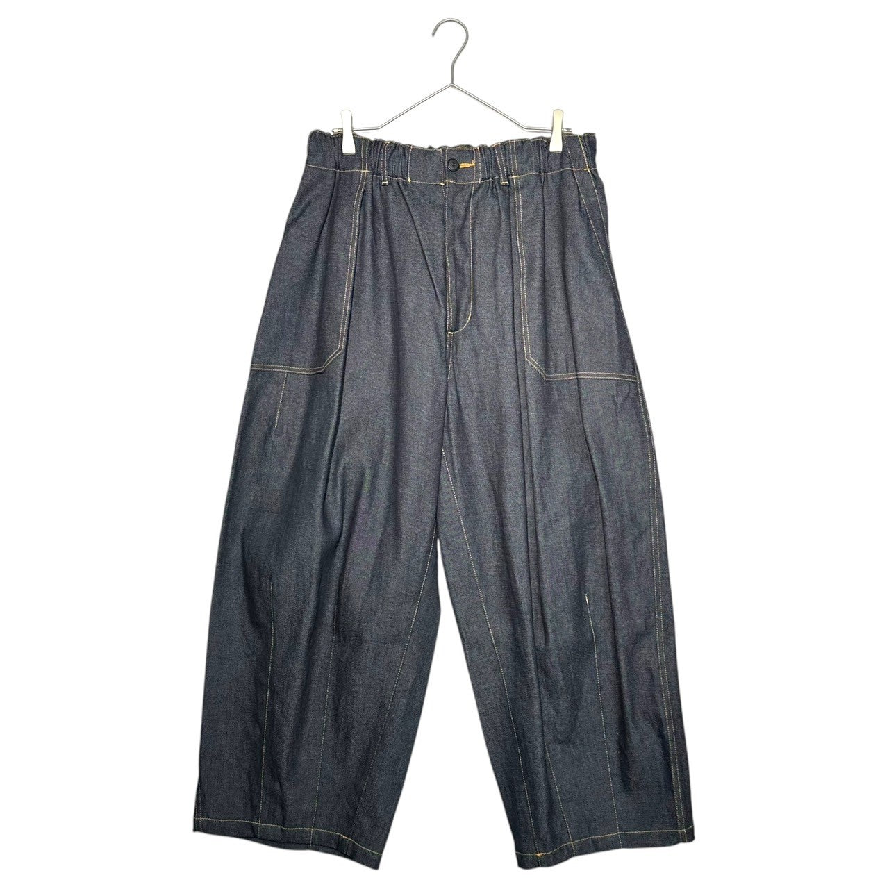 is-ness(イズネス) 25SS BALLOON BAKER PANTS バルーン ベイカー パンツ デニム 1006SSBALOONPT01 M インディゴ 完売商品