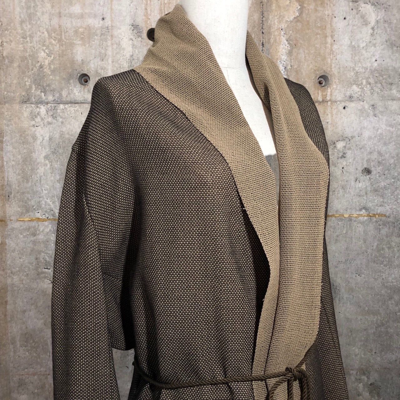 the Sakaki(ザサカキ) 居間着/imagi/羽織/カーディガン/ジャケット S ブラウン 廃版ブランド