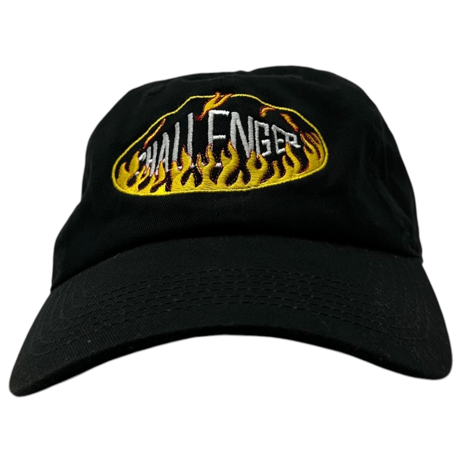 CHALLENGER(チャレンジャー) FIRE LOGO CAP ファイヤー ロゴ キャップ ブラック