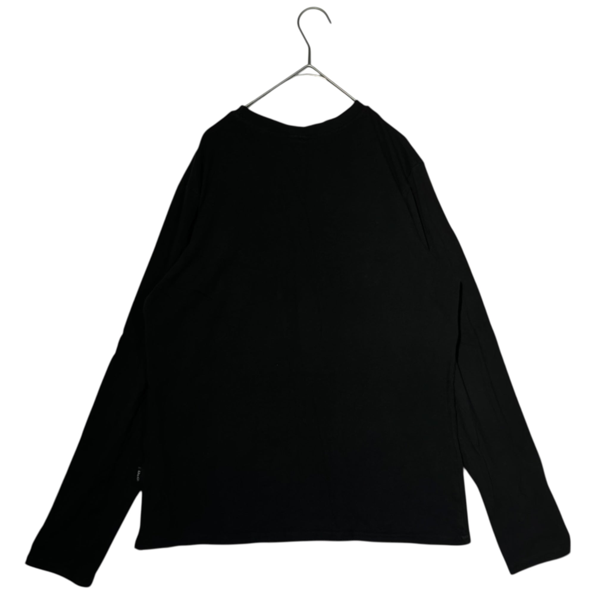 D&G(ディー&ジードルガバドルチェ&ガッバーナ) Logo Stretch Long Sleeve Cut and Sewn ロゴ ストレッチ 長袖 カットソー L ブラック