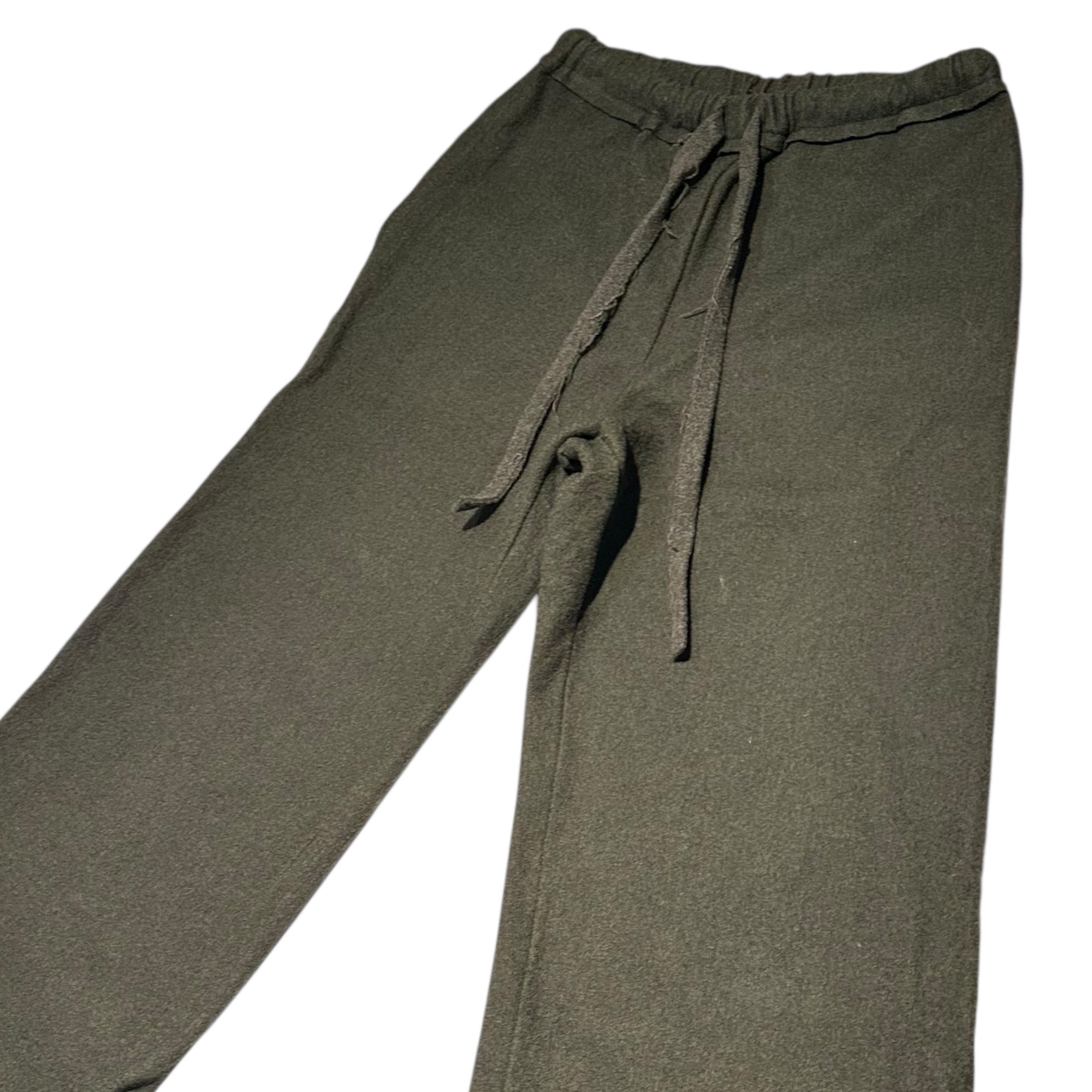 Y's(ワイズ) Fulling Inside-Out Cut-Off Semi-Wide Easy Pants 縮絨加工 インサイドアウト 断ち切り セミワイド イージー パンツ YU-T81-572 3(L程度) カーキ