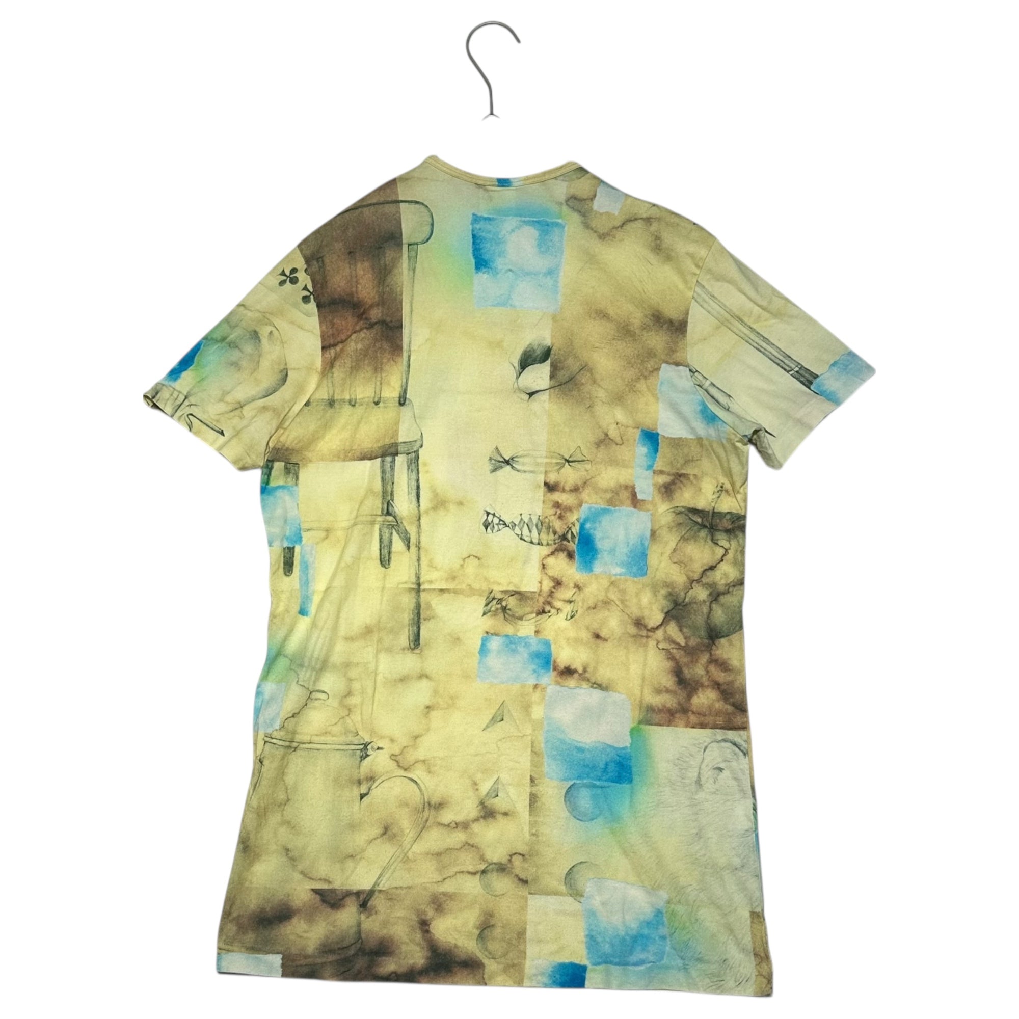 ohta(オオタ) 10AW "安息の場所" 家族柄 Tシャツ MS イエロー 半袖