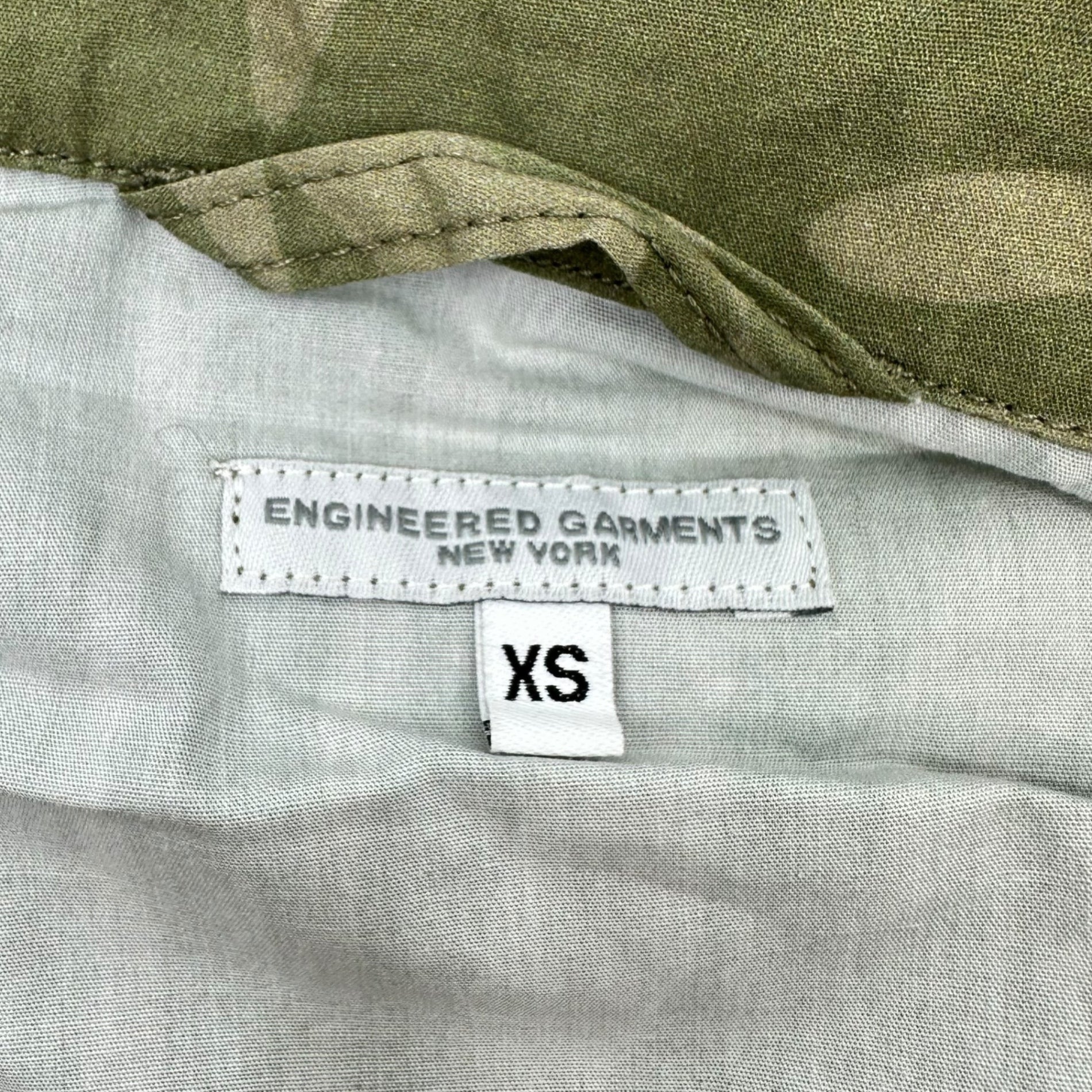 Engineered Garments(エンジニアードガーメンツ) 22SS LOITER JACKET – LEAF PRINT COTTON POPLIN ロイター ジャケット - リーフ プリント コットン ポプリン XS カーキ テーラード