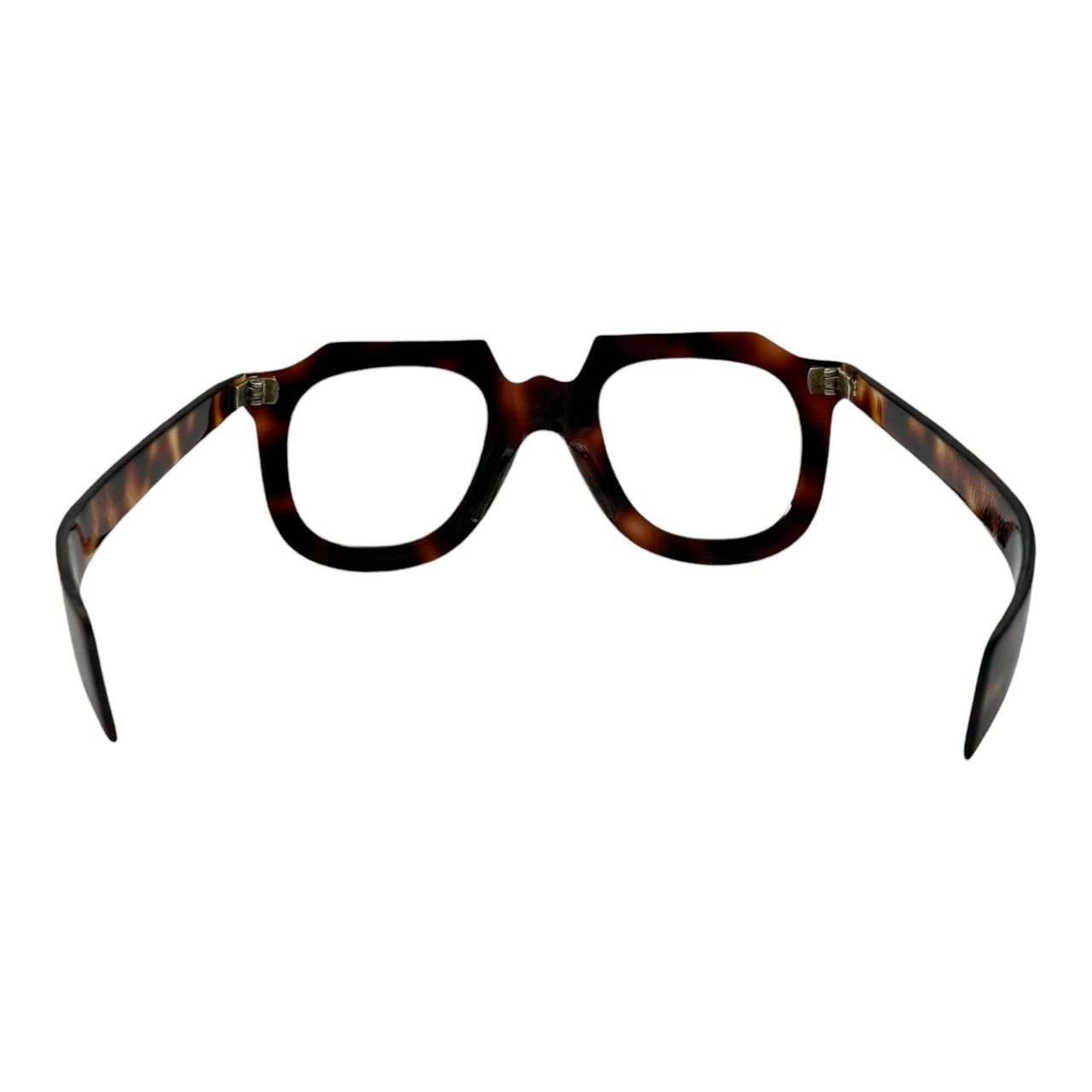 FRENCH VINTAGE(フレンチ ヴィンテージ) 40's GARGOYLE Tortoiseshell eyeglass frames 40年代 ガーゴイル 鼈甲 眼鏡 サングラス フレーム ブラウン 芯無し 1940年代 アバンギャルド 稀少