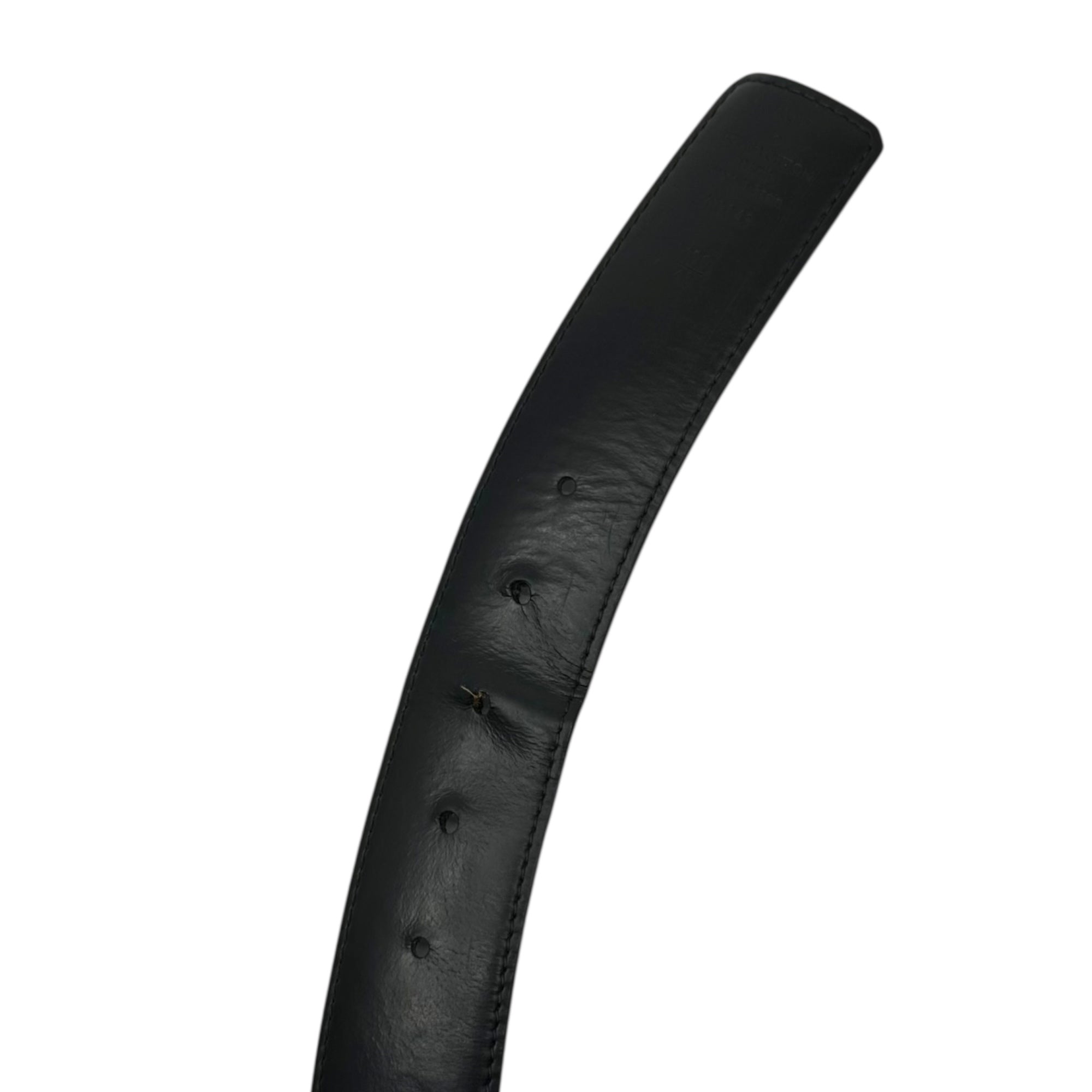 LOUIS VUITTON(ルイヴィトン) Santur LV Initial 40mm Reversible サンチュール LVイニシャル 40mm リバーシブル ベルト M9043 100/40 ブラック 製造番号:AC3197