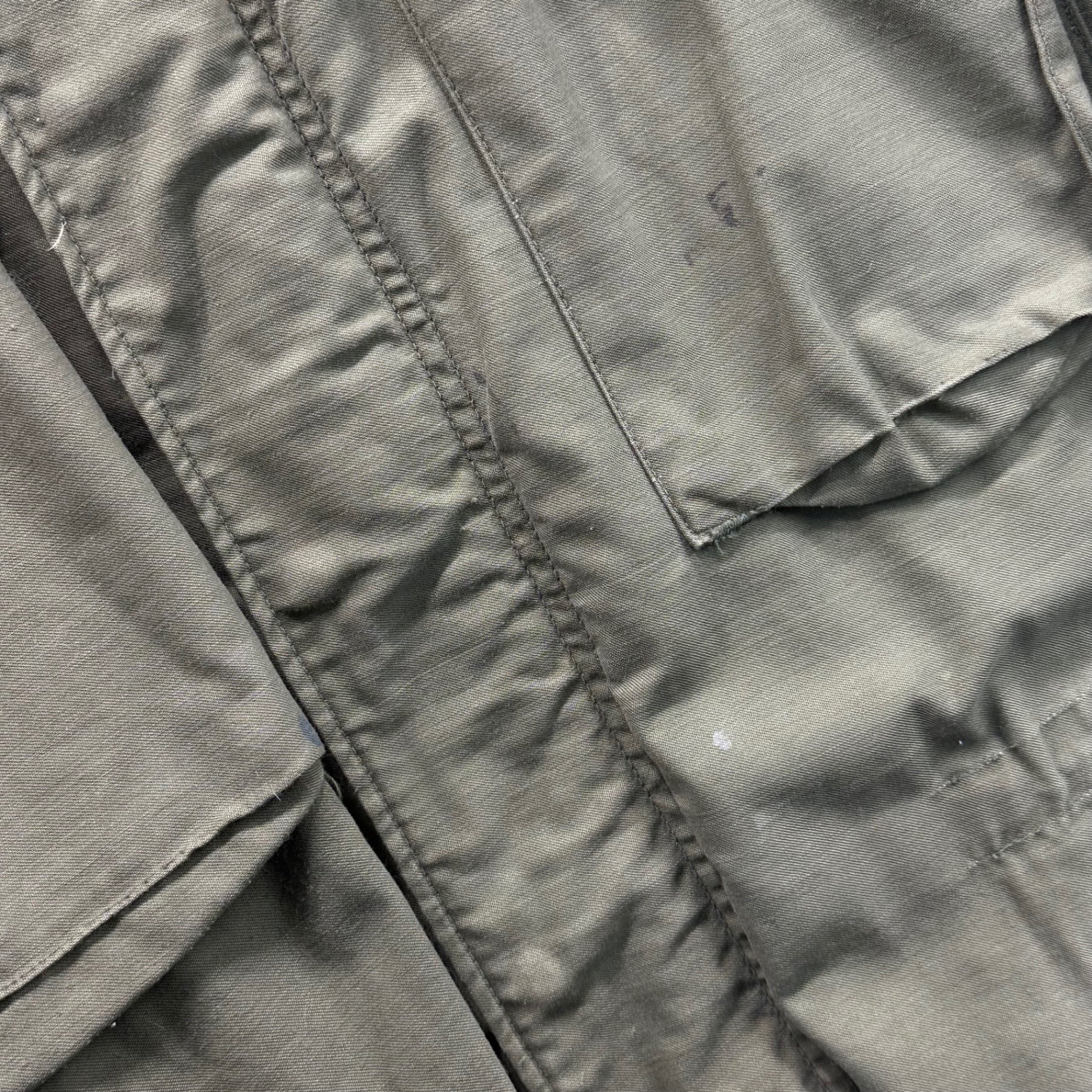 US ARMY(アメリカ軍) 60~70's M-65 2nd model Field Jacket 60年~70年代 フィールド ジャケット 表記消(M程度) カーキ 60年代 ヴィンテージ ミリタリー アルミジップ