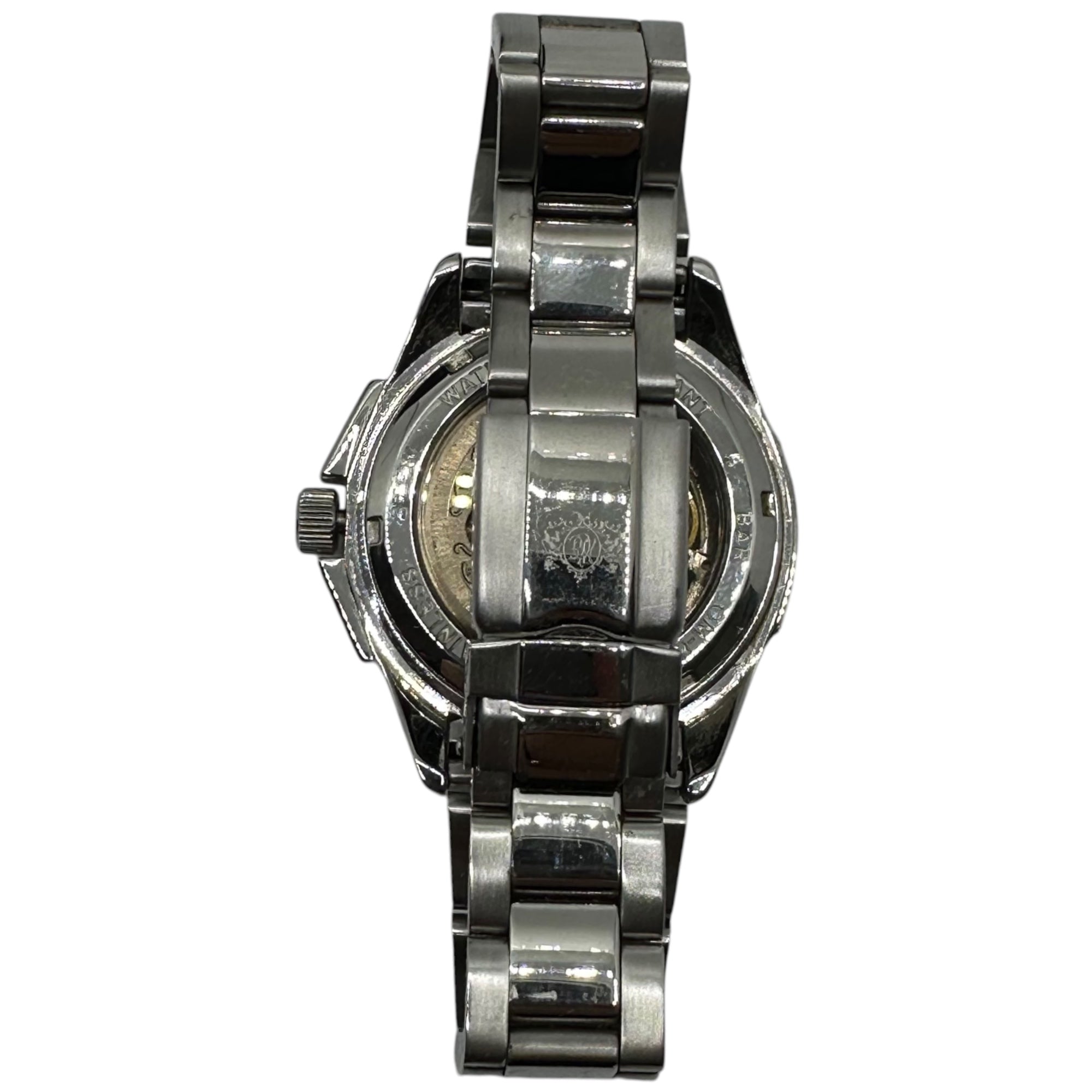 ORIENT EXPRESS(オリエントエクスプレス) Skeleton automatic watch スケルトン 自動巻き 腕時計 OM-8024 シルバー NOSTALGIE ISTANBUL 箱付 ウォッチ