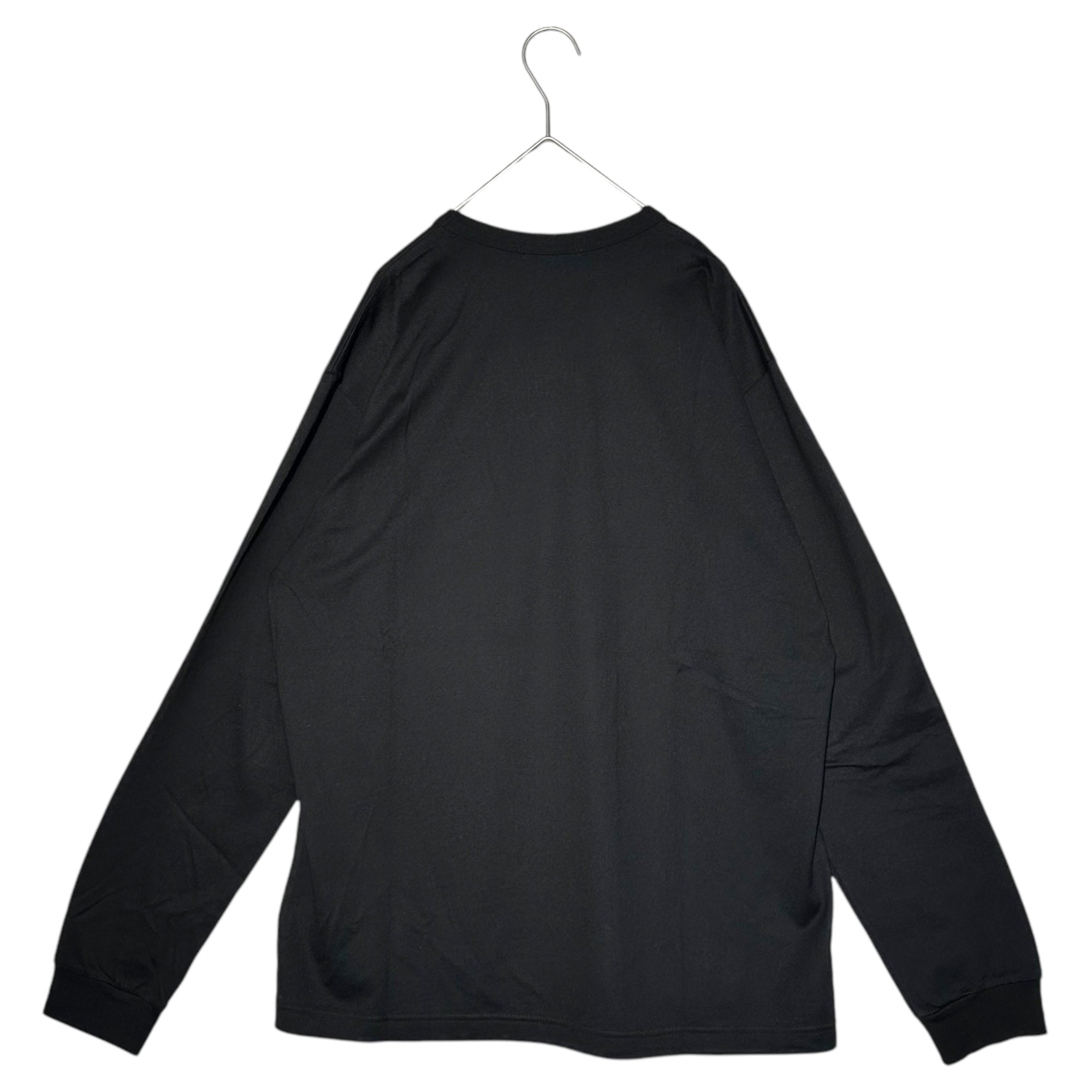 COMME des GARCONS HOMME(コムデギャルソンオム) 21SS L/S Cotton jersey logo T-shirt 綿天竺 長袖 ロゴ Tシャツ HG-T010 2(M程度) ブラック AD2020