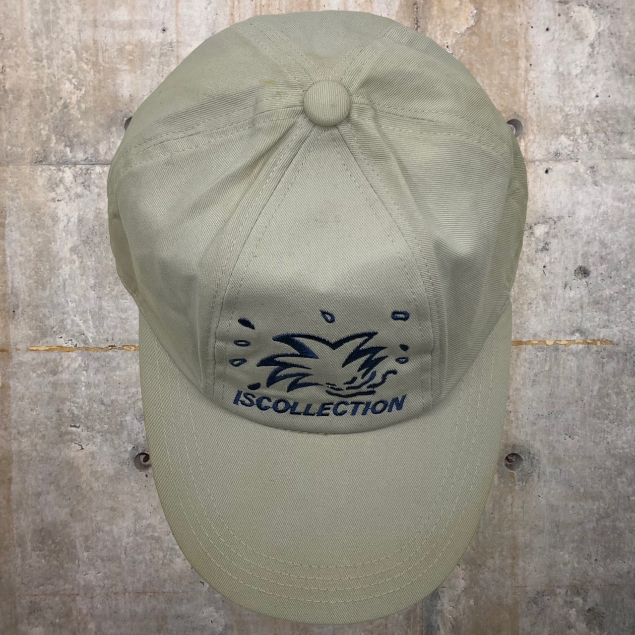 i.s. ISSEY MIYAKE(アイエス イッセイミヤケ) 80's "ISCOLLECTION"logo cap/ロゴキャップ ベージュ IS 80s
