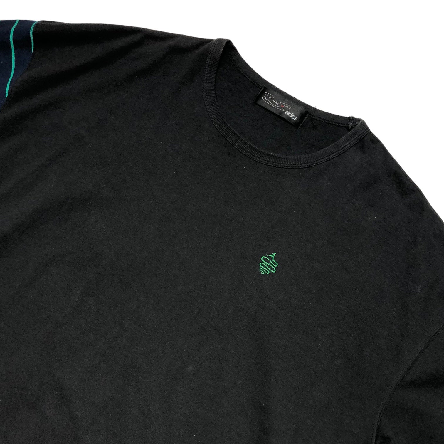 ALDIES(アールディーズ) Side Switching Big T サイド切替 ビッグTシャツ A1022119 FREE ブラック×マルチカラー
