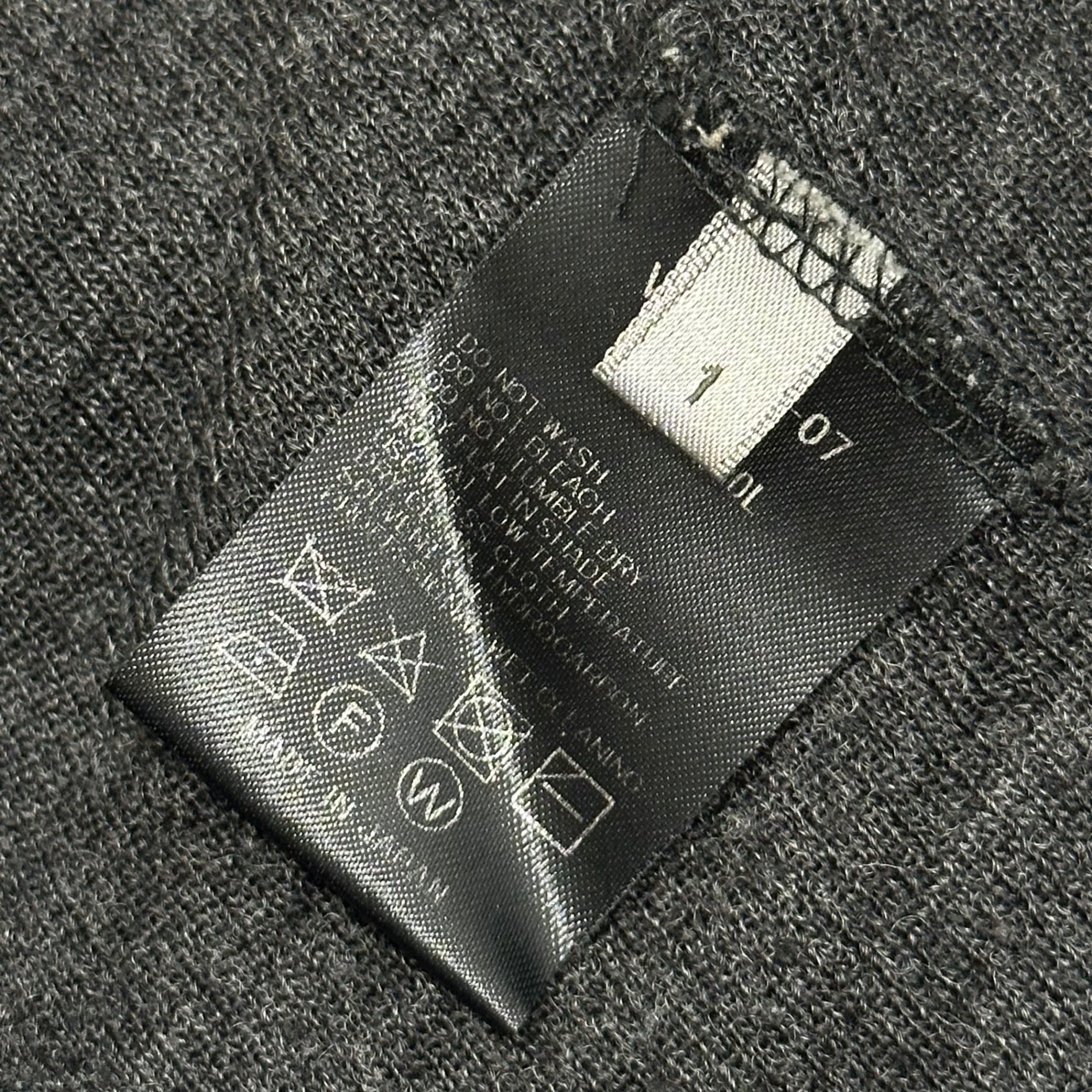 The Viridi-anne(ザヴィリディアン) 2018AW Wool Cut-Off Knit ウール カットオフ ニット VI-2964-07 1 グレー