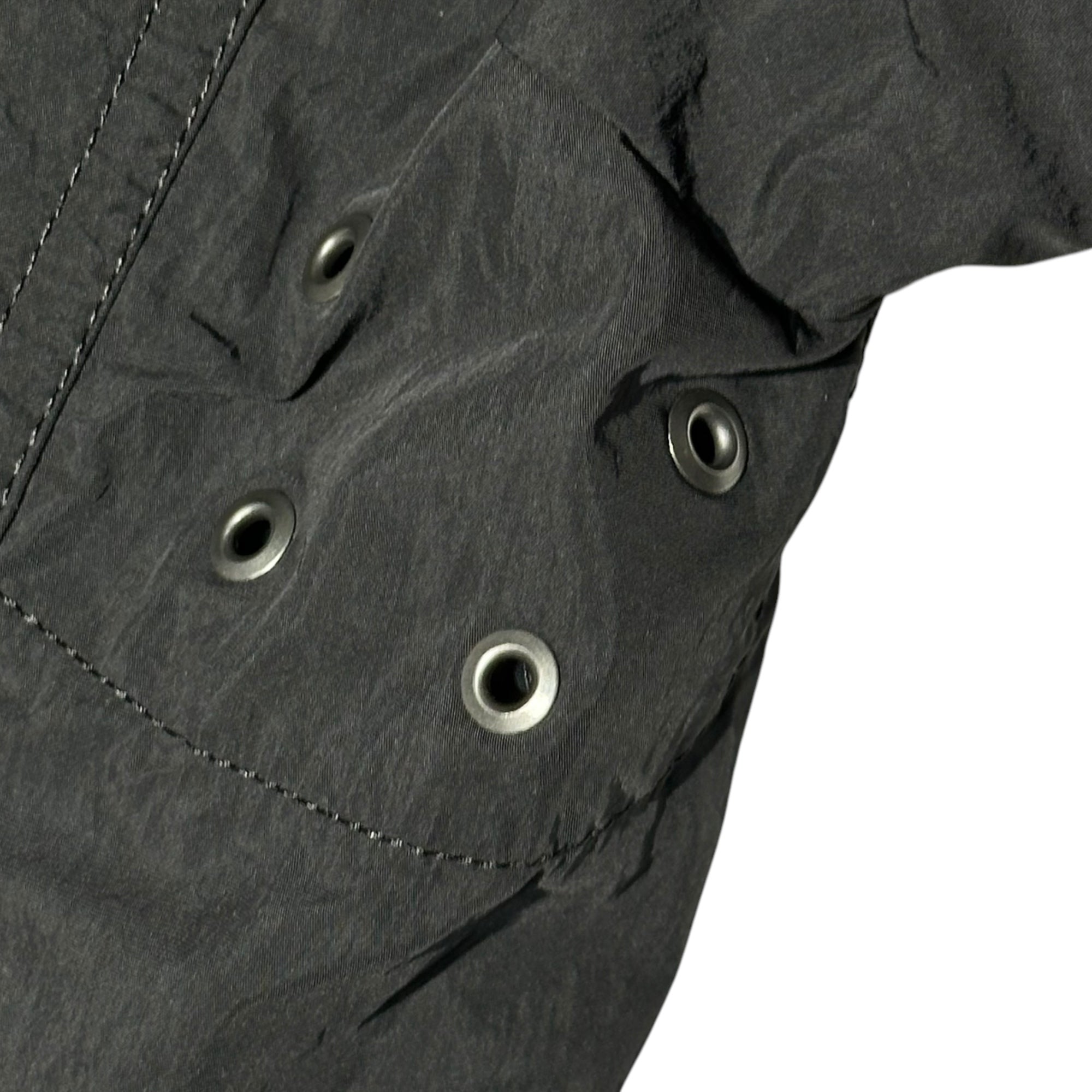 BURBERRY LONDON(バーバリーロンドン) Nylon Military Sampling Jacket Coat ナイロン ミリタリーサンプリング ジャケット コート A1A18-701-09 M ブラック