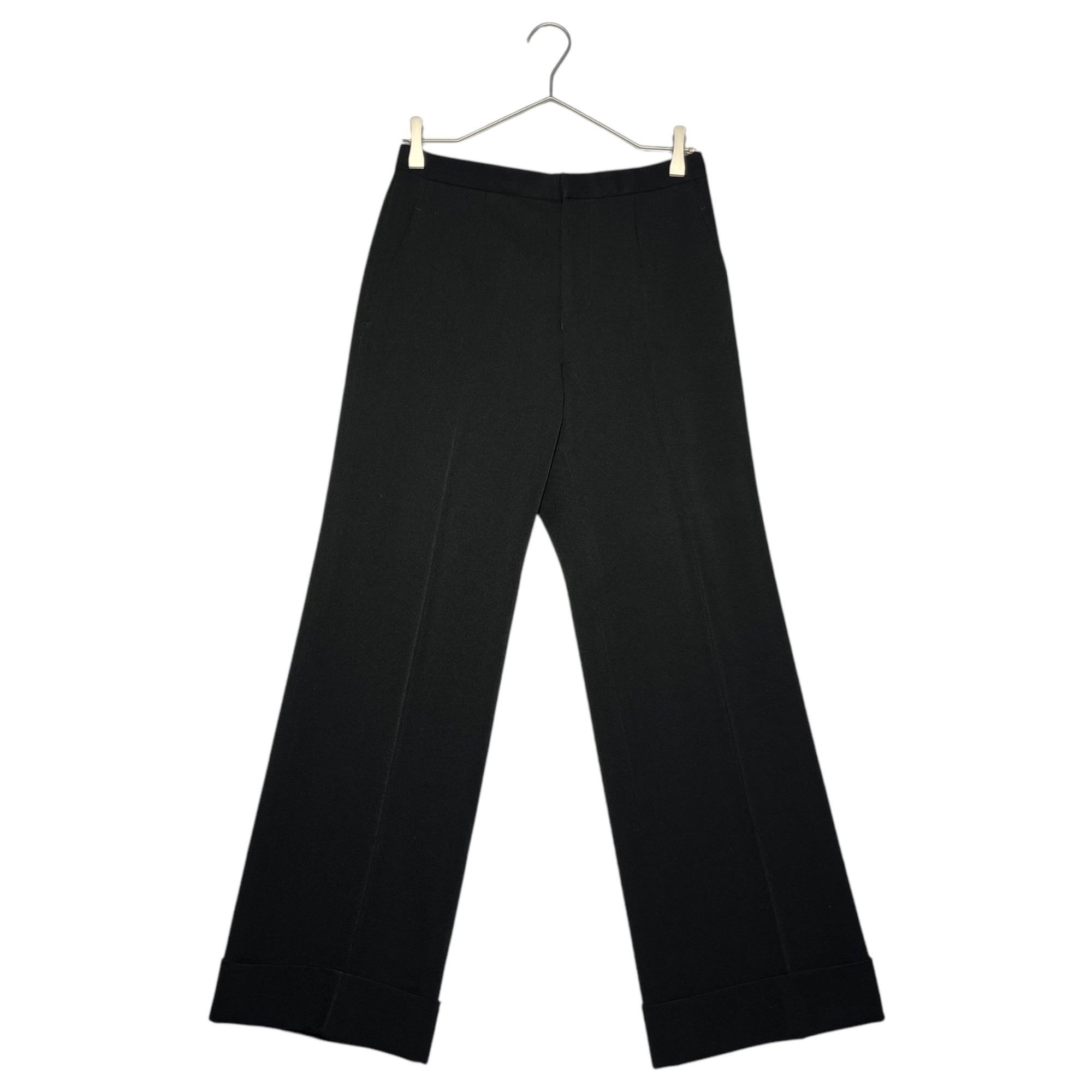 tricot COMME des GARCONS(トリココムデギャルソン) 00's wide straight wool slacks 00's ワイド ストレート ウール スラックス TD-P030 M ブラック AD2001