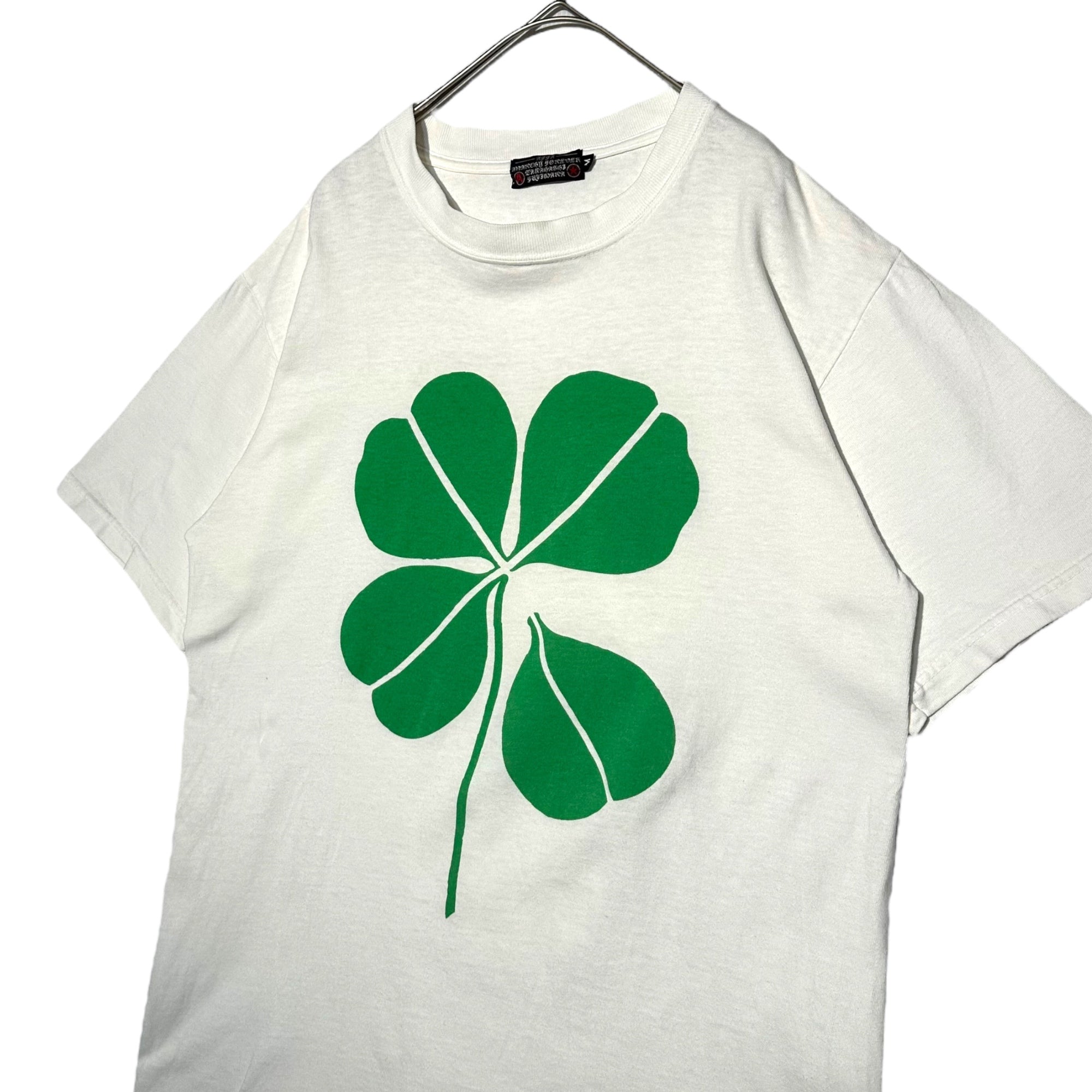 AFFA(エーエフエフエー) 90's Clover Print T-Shirt 90年代 クローバー プリント Tシャツ M ホワイト×グリーン アナーキーフォーエバーフォーエバーアナーキー