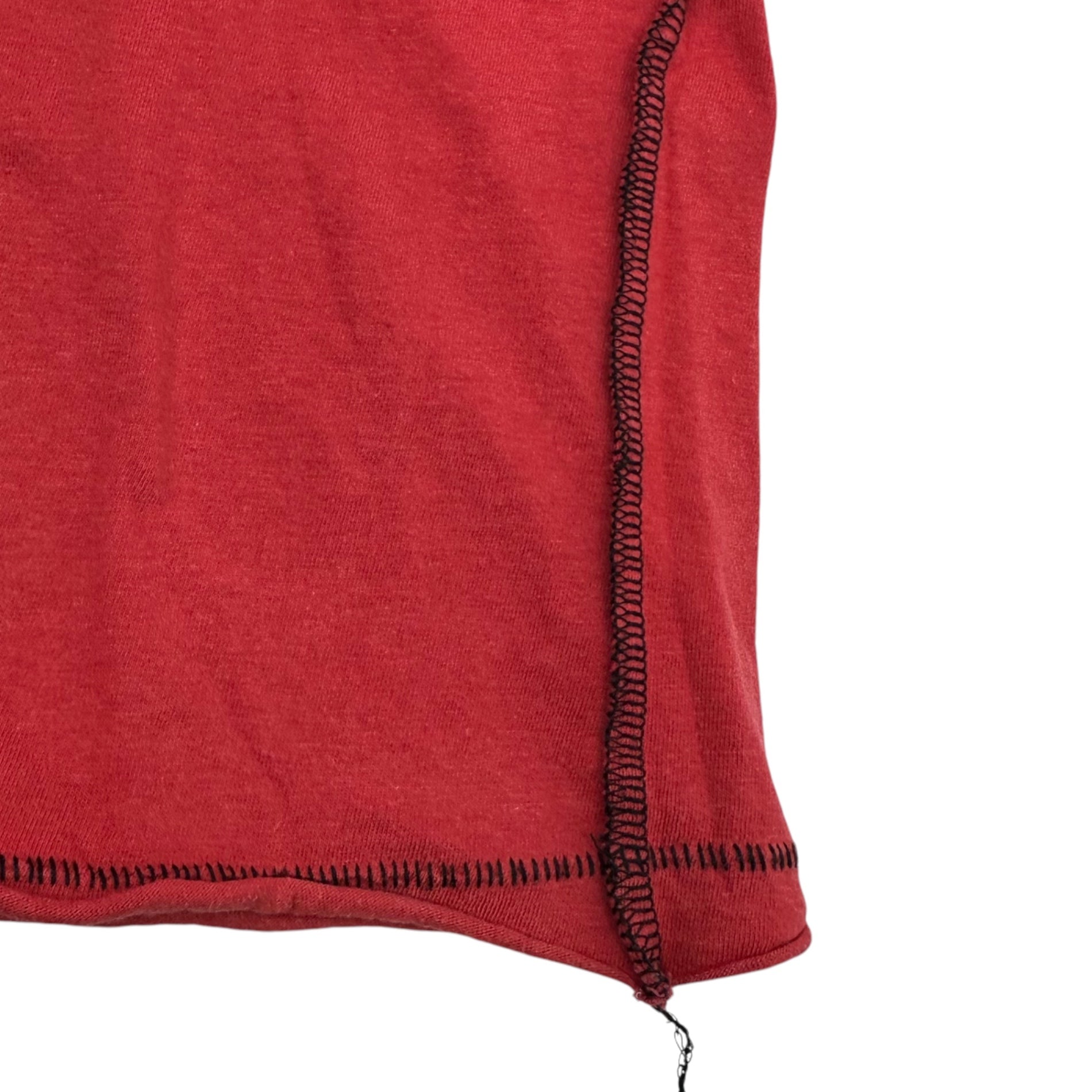 UNDERCOVER(アンダーカバー) Reprint SCAB GIZ pattern neck print T-shirt 復刻 SCAB GIZ柄 ネック プリント Tシャツ M レッド×ブラック