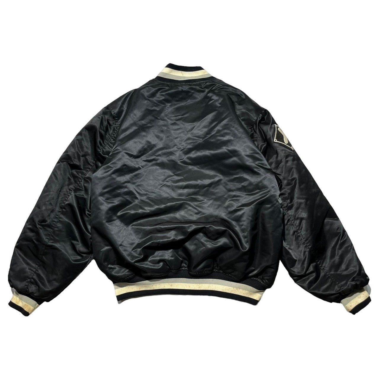 STARTER(スターター) white sox stadium jacket ホワイトソックス スタジャン L ブラック×ホワイト