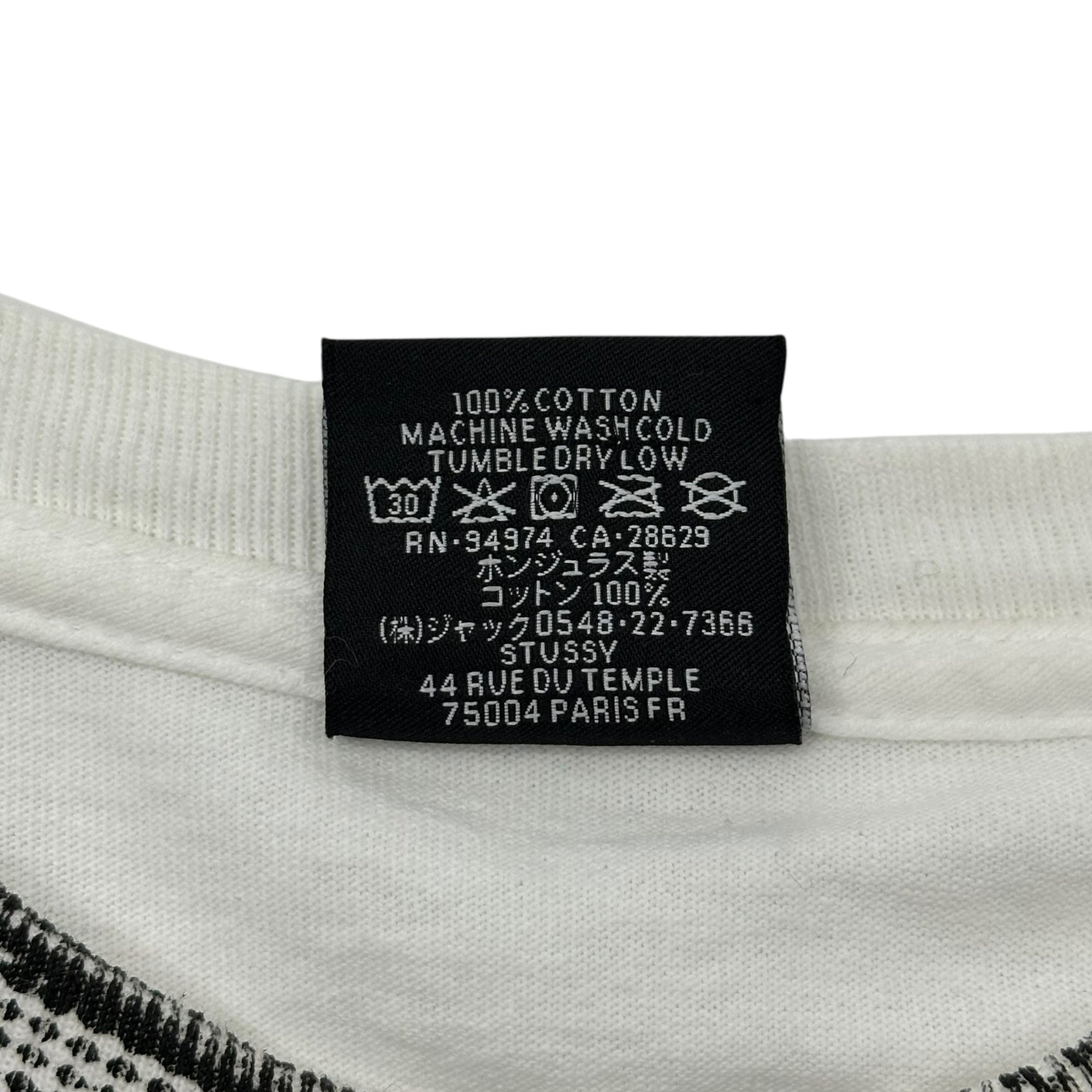 STUSSY(ステューシー) 23SS GANG STARR Tee ギャングスタ フォトプリント ロゴ Tシャツ S ホワイト コラボ