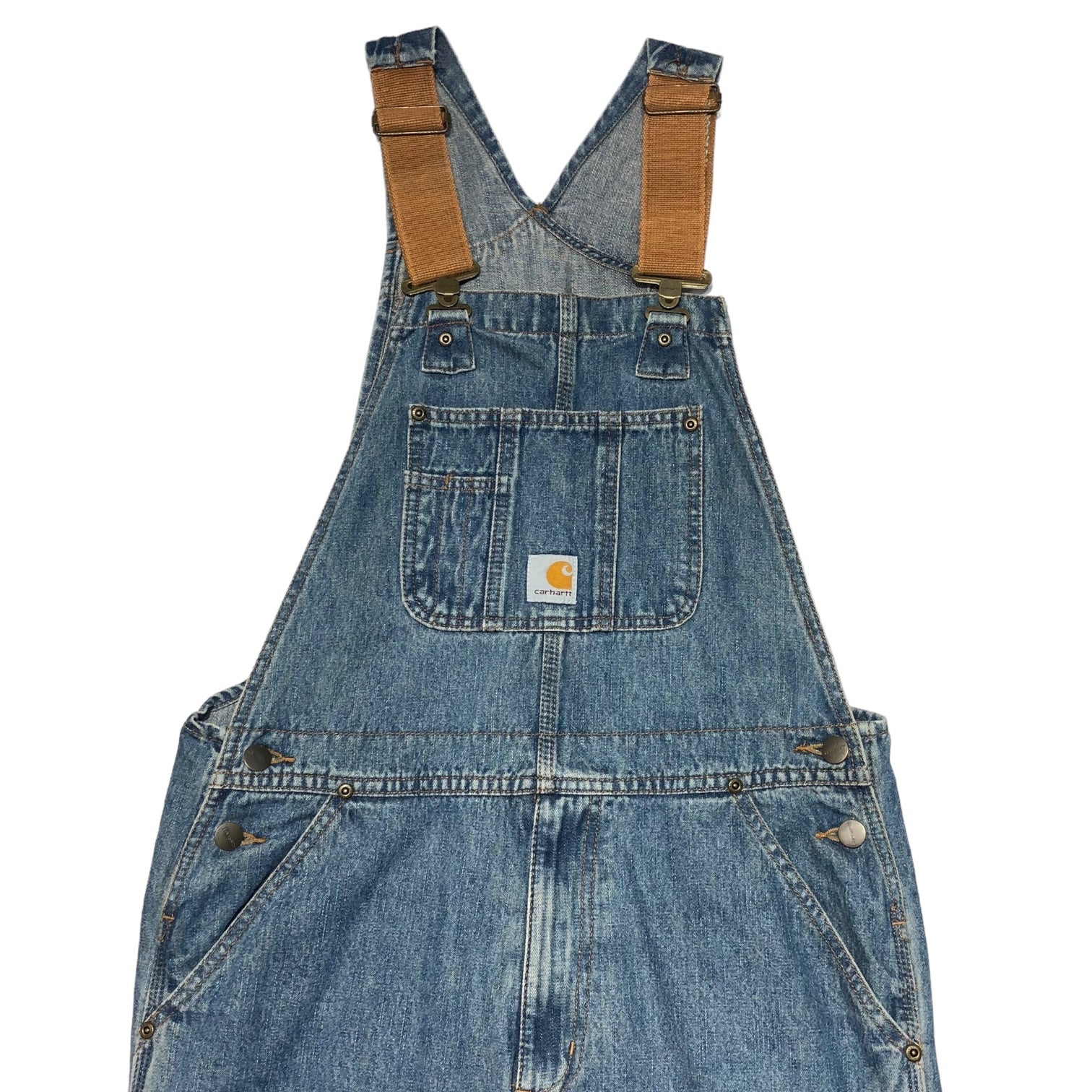 carhartt(カーハート) denim overall デニム オーバーオール つなぎ 16(メンズL程度) インディゴ
