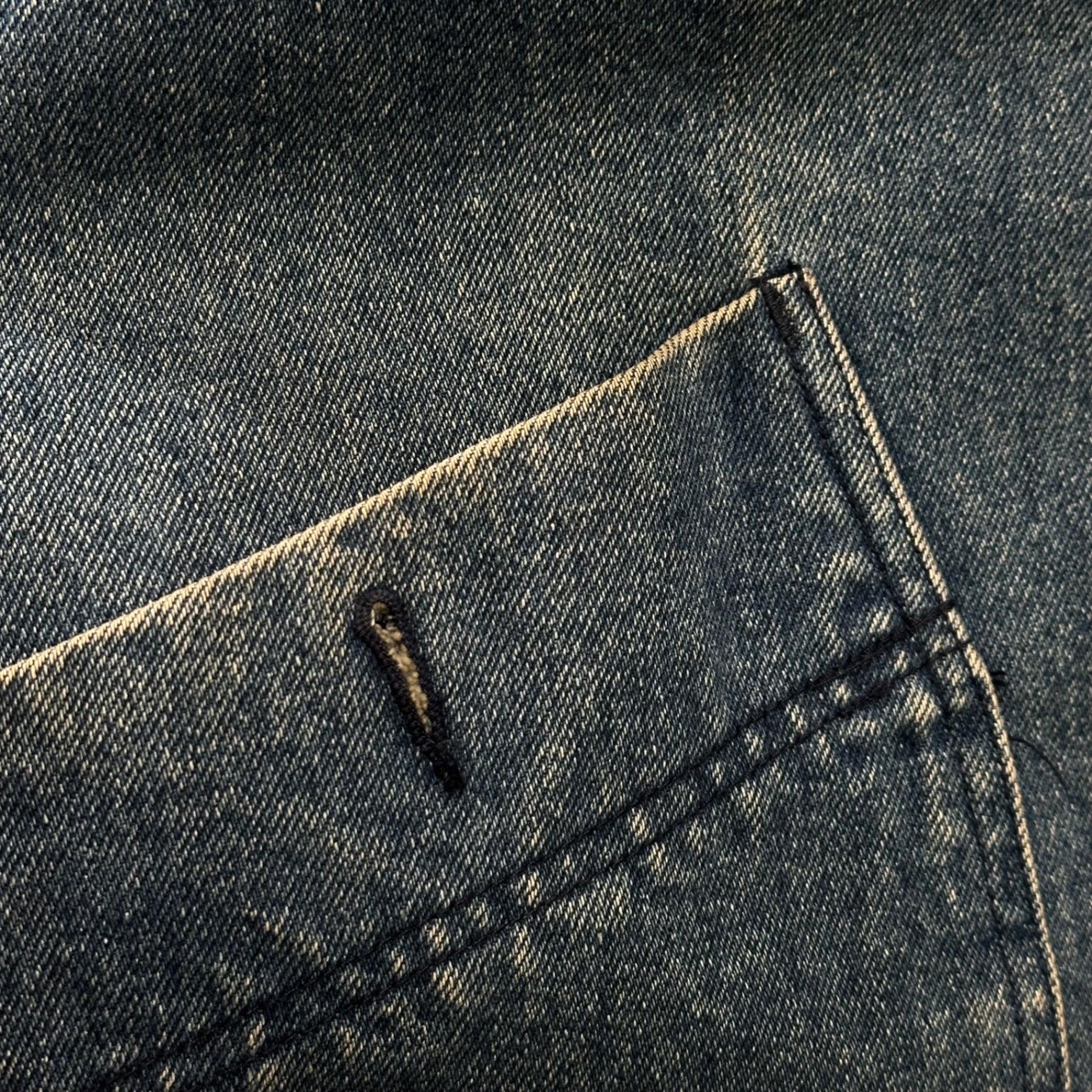 Eddie Bauer(エディーバウアー) 1980~1990's Denim Jacket デニム ジャケット オーバーサイズ XS インディゴ 黒タグ後期