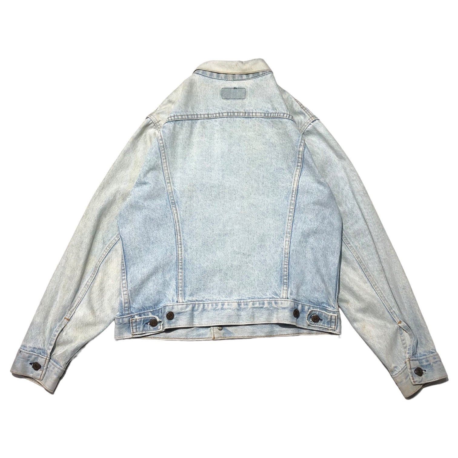 Levi's(リーバイス) 70's~80's 4th ヴィンテージデニムジャケット/トラッカージャケット 70505 表記無し(Mサイズ程度) ライトインディゴ/ブルー系 80年代~90年代