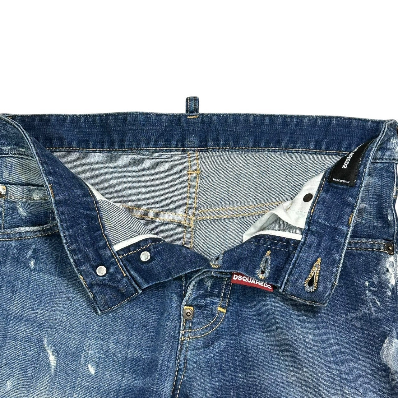 DSQUARED2(ディースクエアード) 14AW COOL GUY JEAN クール ガイ ジーンズ ダメージ加工 デニム パンツ S71LA0854 42(XS程度) インディゴ