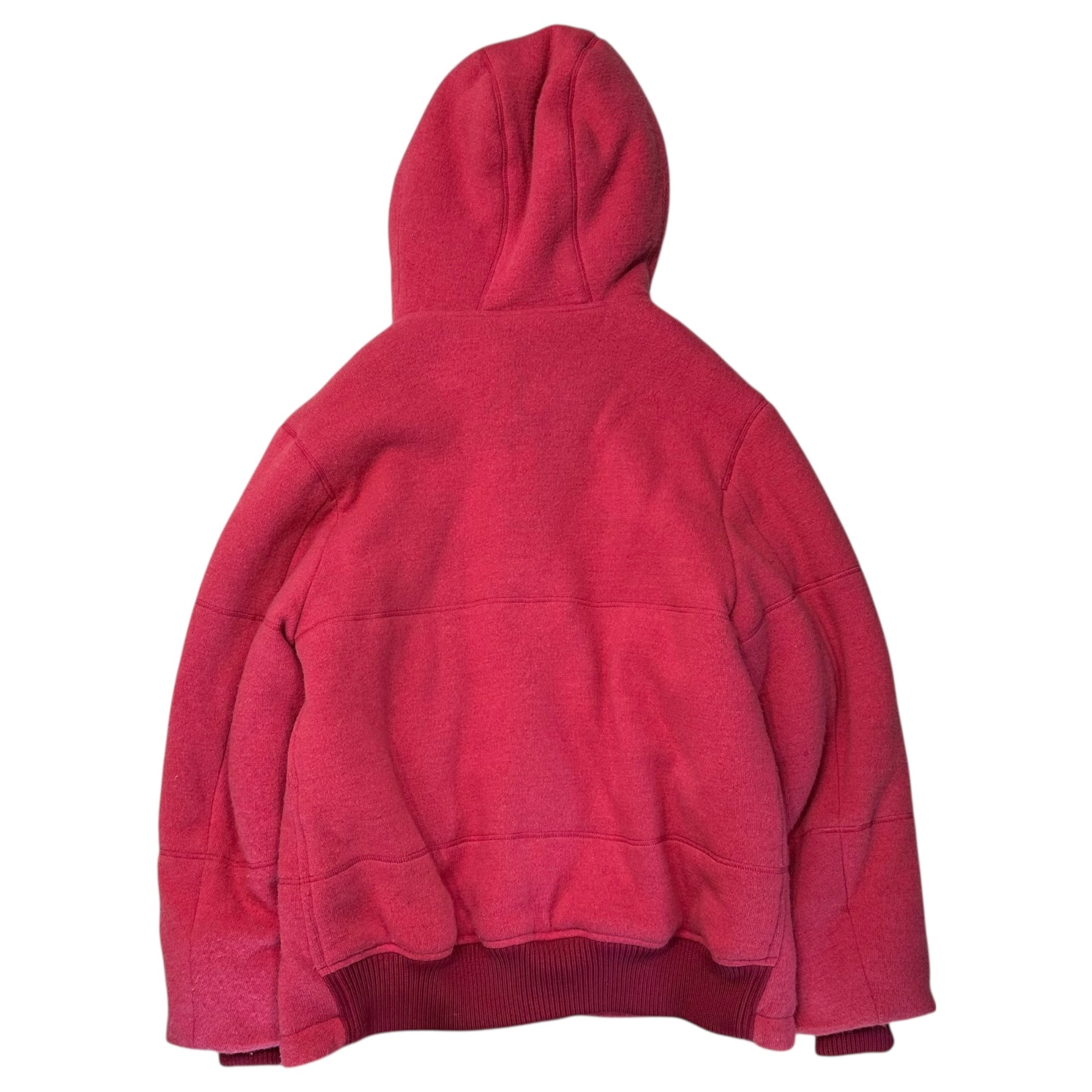 mercibeaucoup(メルシーボークー) Reversible Fleece Lined Big Hood Knit Jacket 裏ボア ビッグフード ニットジャケット MB33FC751 3(L程度) ピンク