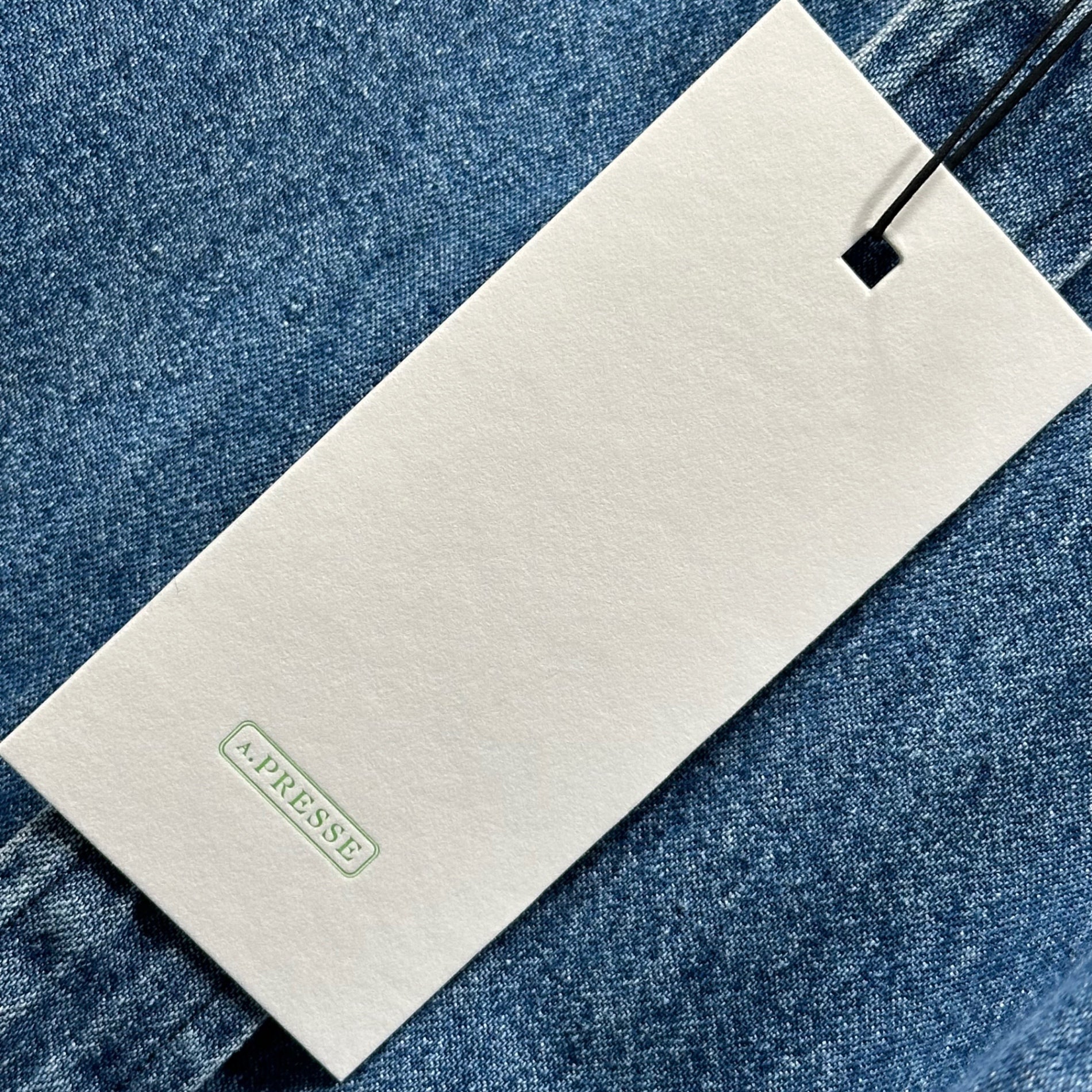 A.PRESSE(アプレッセ) 22AW BD Denim Shirt ボタンダウン デニム シャツ 22AAP-02-08H 1 ライトインディゴ