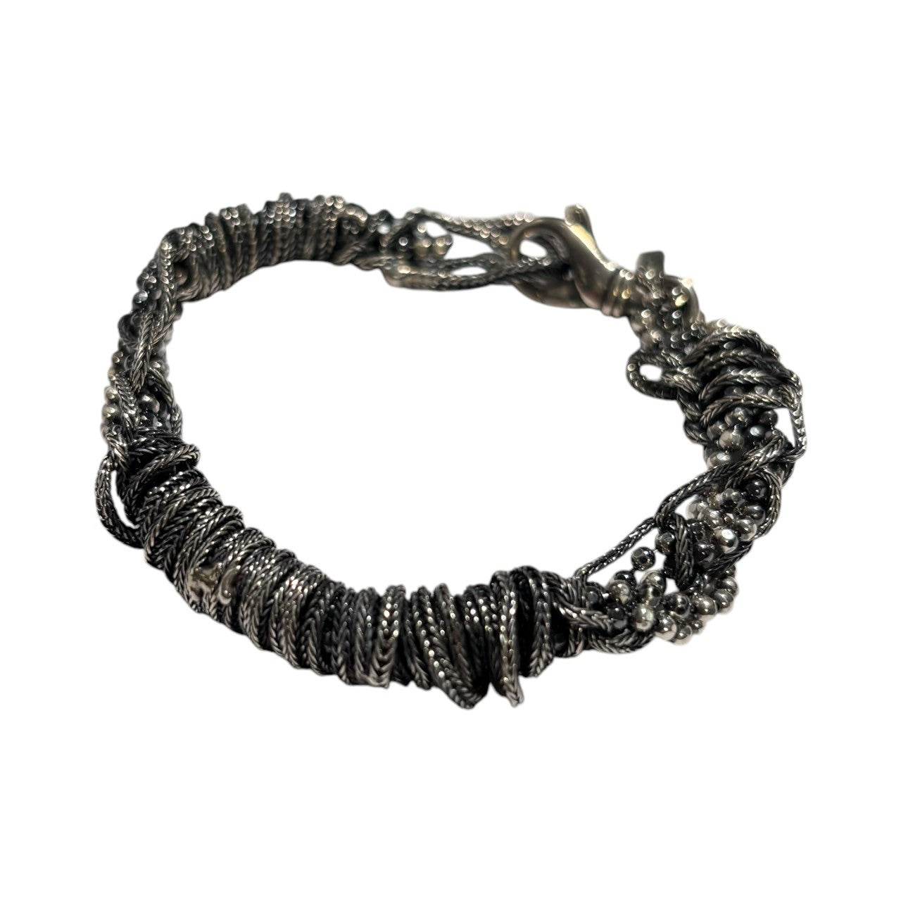 Emanuele Bicocchi(エマヌエーレビコッキ) 925 Silver Chimera Chain Bracelet シルバー キメラ チェーン ブレスレット シルバー