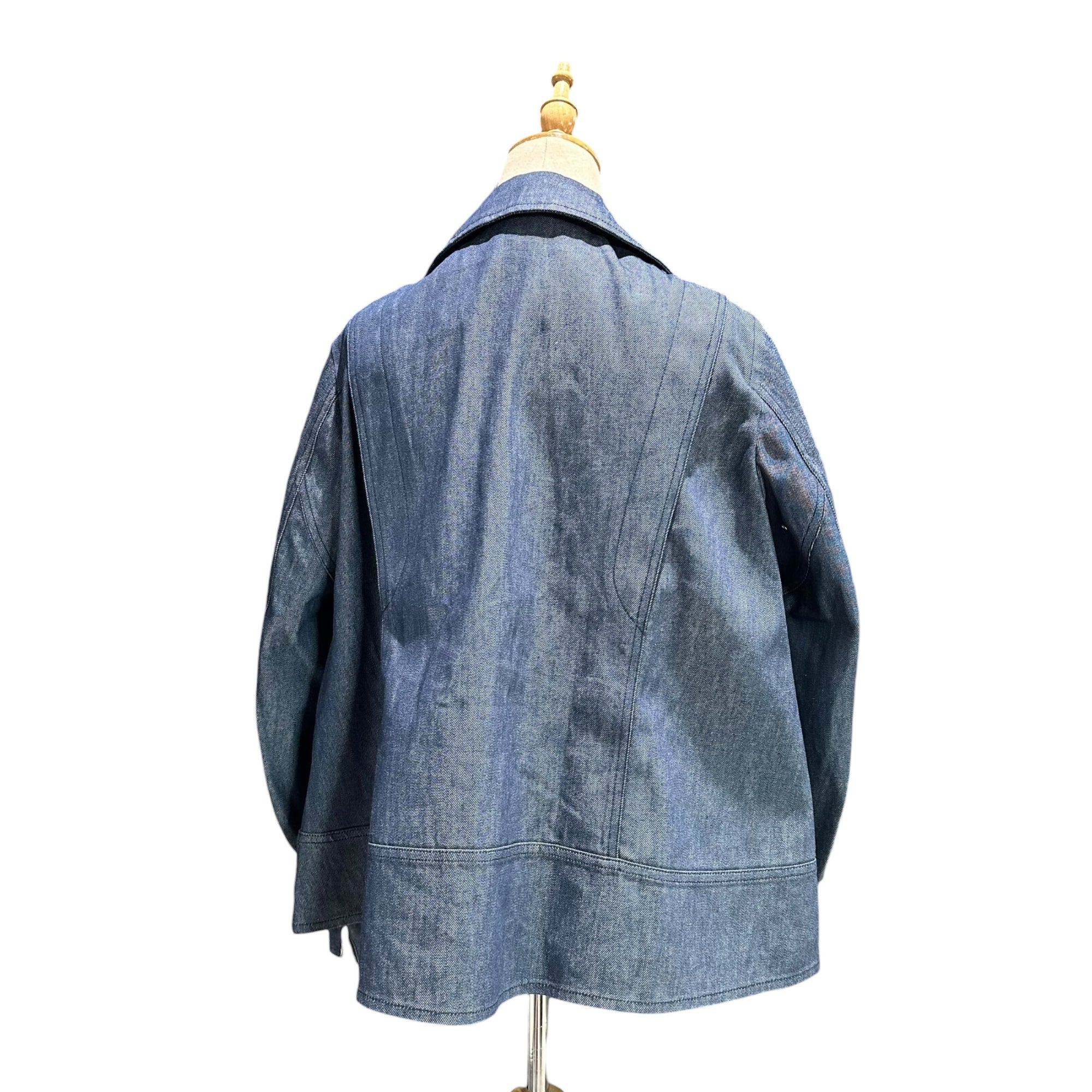 BLACK COMME des GARCONS(ブラックコムデギャルソン) 2026SS 9oz Denim Rider Jacket デニム ライダース ジャケット 1Q-J002 XS インディゴ AD2025