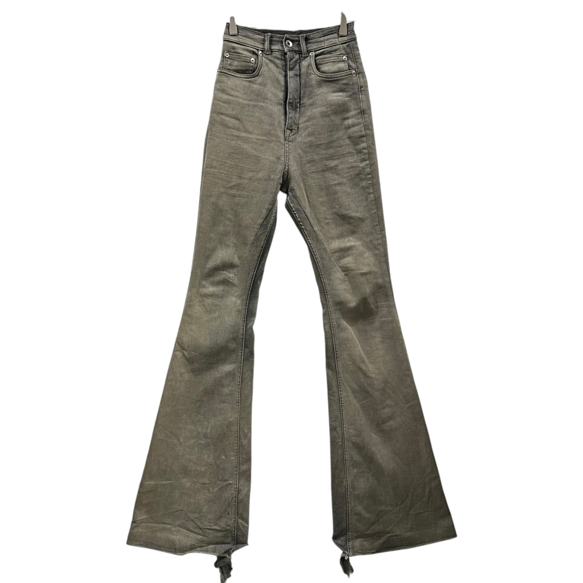 Rick Owens DRKSHDW(リックオウエンスダークシャドウ) BOLANS BOOTCUT Stretchy Denim Pants ボラン ブーツカット ストレッチ デニム パンツ DS02C5311-SDMP 25 グレー