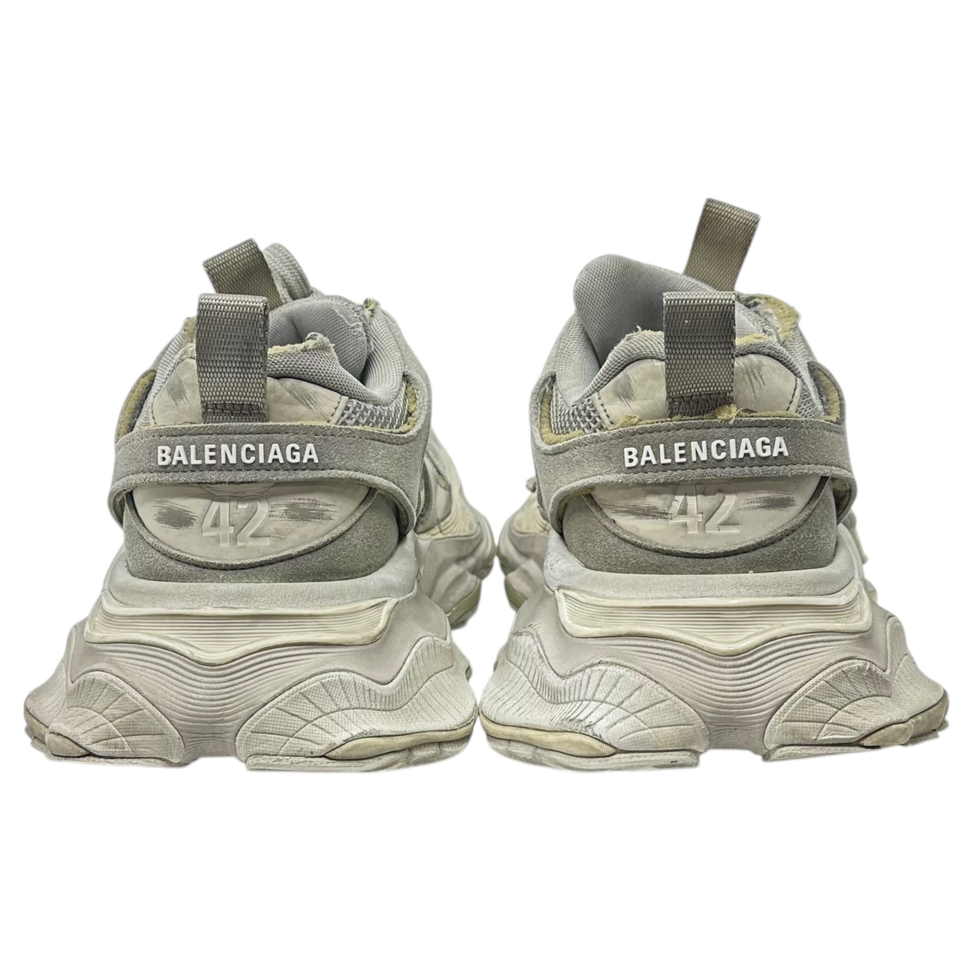 BALENCIAGA(バレンシアガ) CARGO カーゴ ヴィンテージ加工 スニーカー 785754 27.5cm グレー×ホワイト