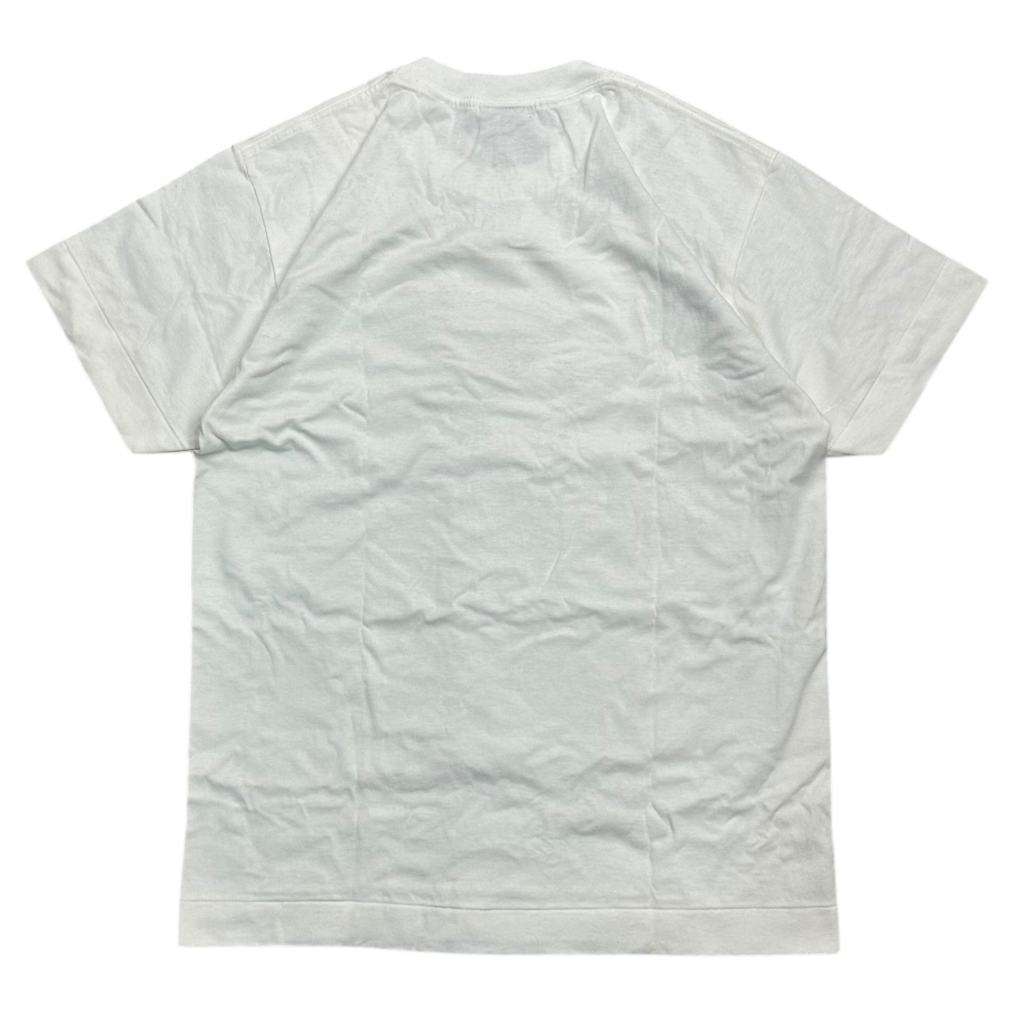 A BATHING APE(アベイシングエイプ) 90~00's BAPE “HAND PRINT APE HEAD / CAN TEE” 90年代 00年代 ベイプ 手刷り ハンドプリント エイプ ヘッド 缶 Tシャツ シリアルナンバー有 M ホワイト×ブラック 少数生産 稀少品 手刷りの為一点物