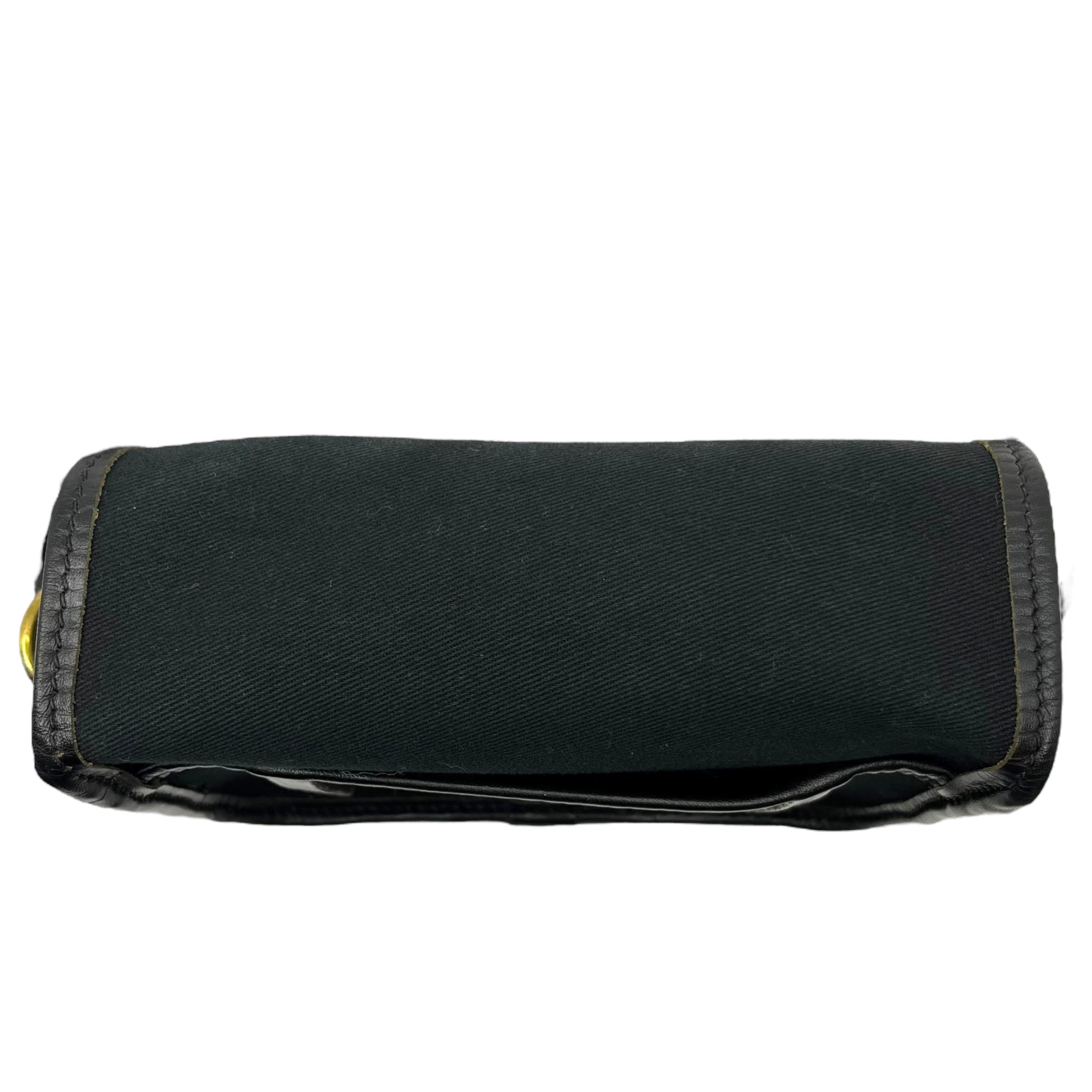 AURALEE × BRADY(オーラリー × ブレディ) TYPE EDEN Cotton canvas x leather mini shoulder bag タイプ 「エデン」 コットンキャンバス × レザー ミニ ショルダー バッグ BRADY22-BBL-02 FREE ブラック 参考定価38,500円(税込)