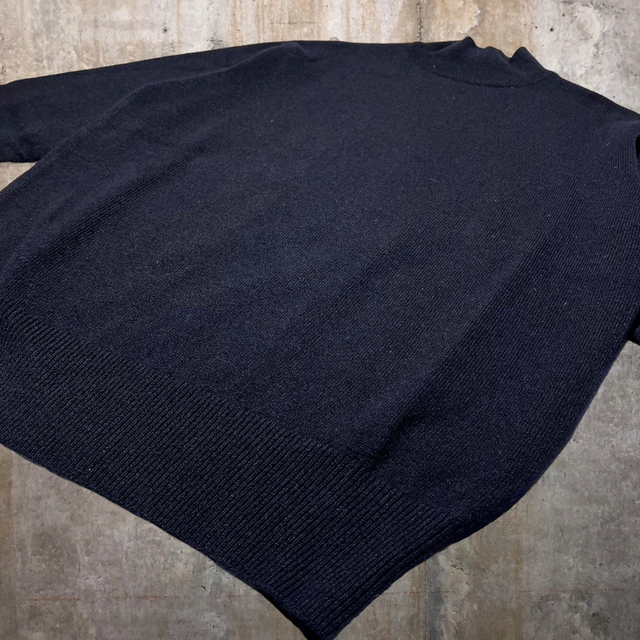 tricot COMME des GARCONS(トリココムデギャルソン) 90'sモックネックニット TN-040200 表記なし(FREE) ネイビー AD1993