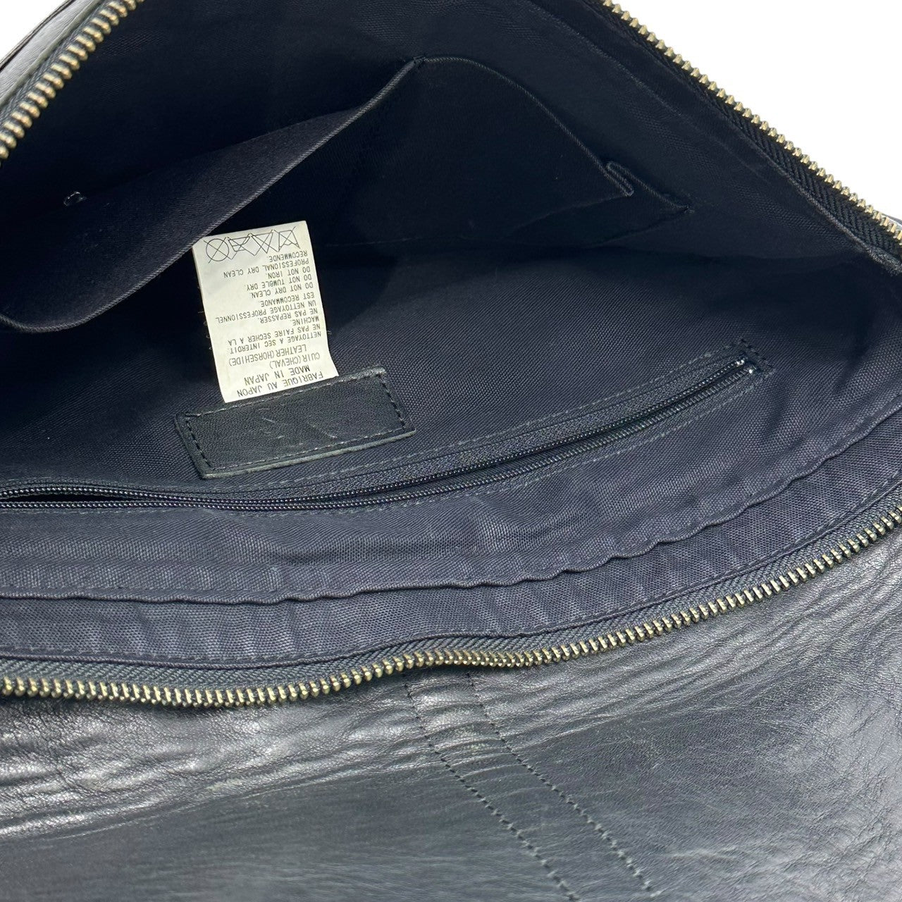 Y's(ワイズ) Horse Leather Shoulder Bag ホース レザー ショルダー バッグ YY-I21-760 ブラック