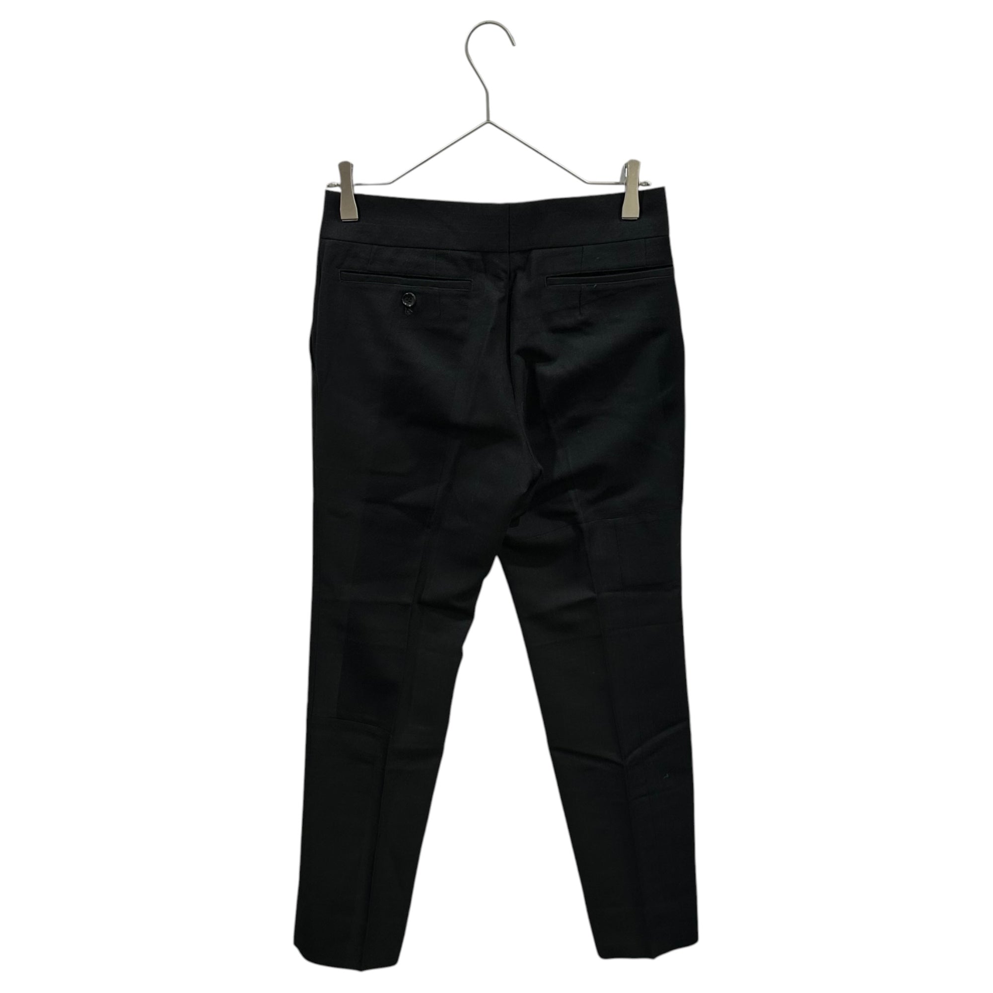 COMME des GARCONS(コムデギャルソン) 2003AW Silk-Blend Wool Straight-Leg Slacks シルク混 ウール ストレート スラックス GK-P029 S ブラック AD2003