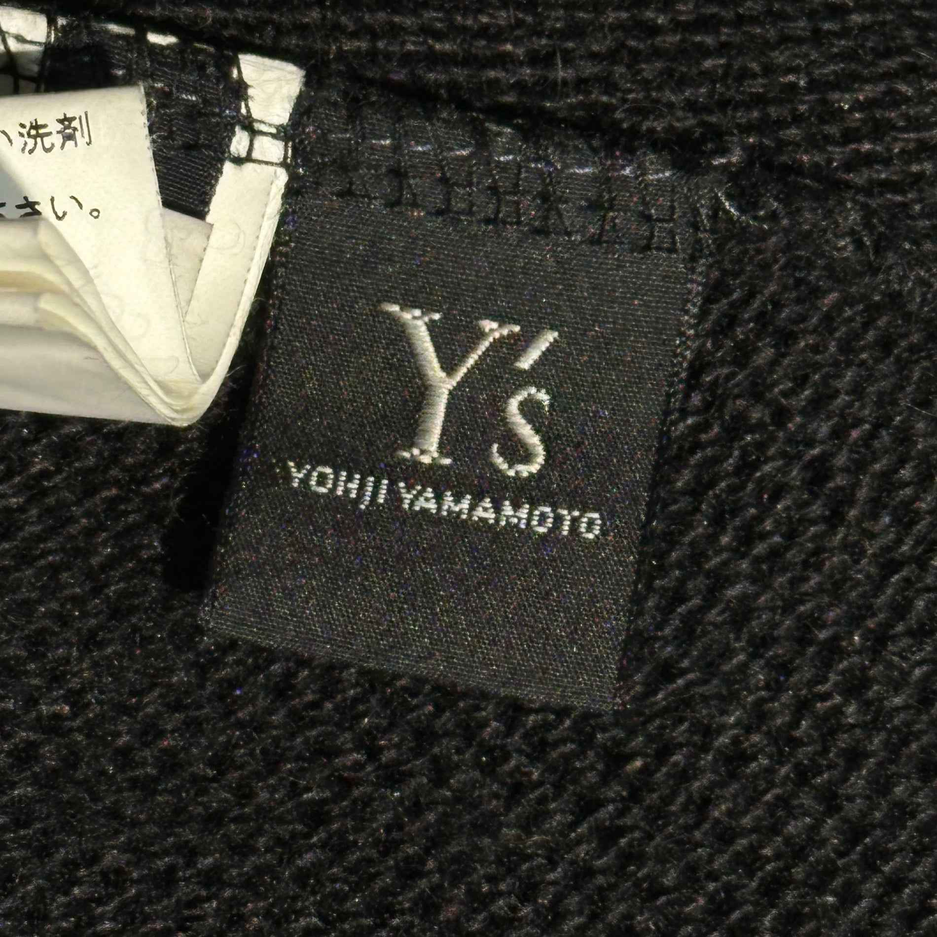 Y's(ワイズ) Shaped Layered Wool Knit Cardigan 変形 レイヤード ウール ニット カーディガン YG-T43-173 3 ブラック