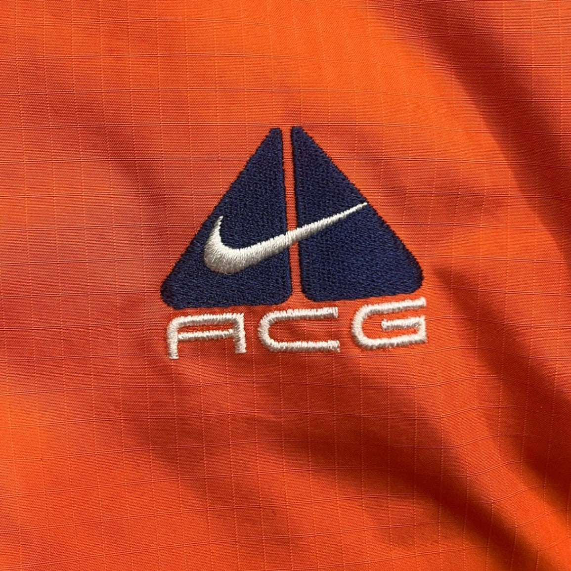 NIKE ACG(ナイキエーシージー) 90's gimmick tech jacket ギミック テック ジャケット マウンテンパーカー ナイロン F7-NAC XL オレンジ×ブルー 90年代