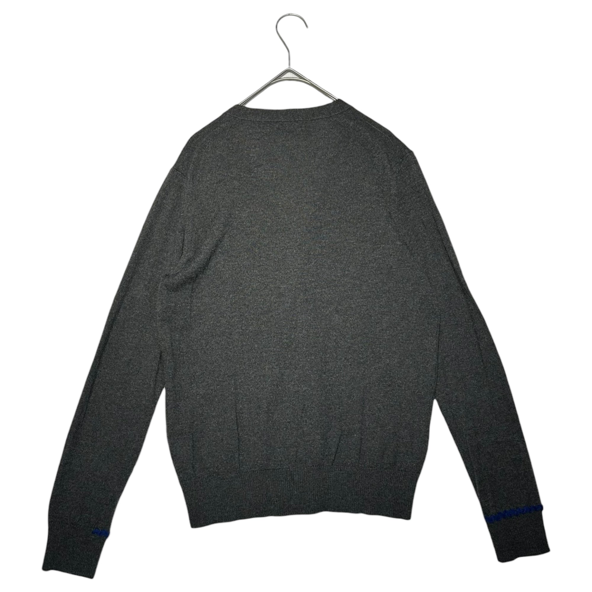 tricot COMME des GARCONS(トリココムデギャルソン) 14SS Silk Cashmere Button Cardigan シルク カシミヤ ボタン カーディガン TM-N002 FREE チャコールグレー AD2013