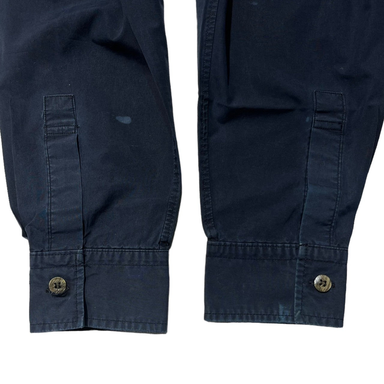 Y's for men(ワイズフォーメン) 90's oversized cotton shirt オーバーサイズ コットン シャツ MK-E09-001 表記無し(FREE) ネイビー 推定90年代初頭 ヴィンテージ アーカイブ 長袖