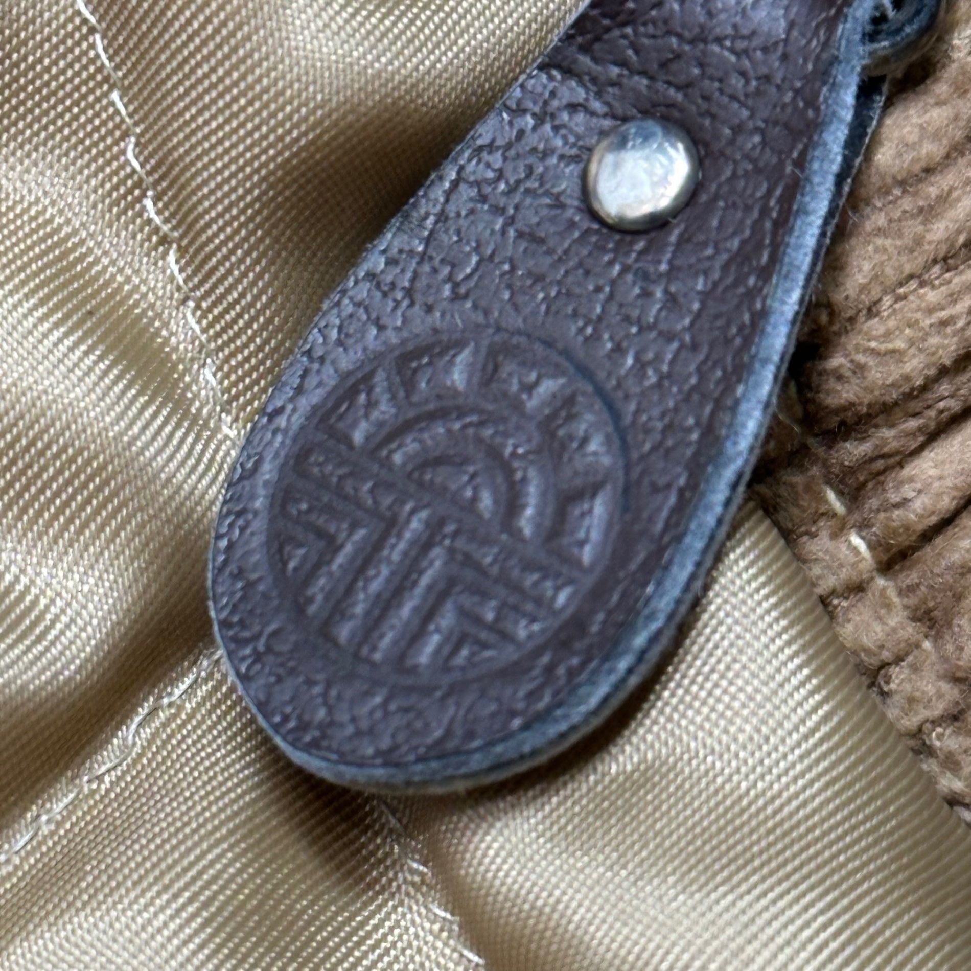 LOUIS FERAUD(ルイフェロー) 90's Archive corduroy Fireman Jacket アーカイブ コーデュロイ 切替 ファイヤーマン ジャケット 表記無(L程度) アイボリー 推定90年代