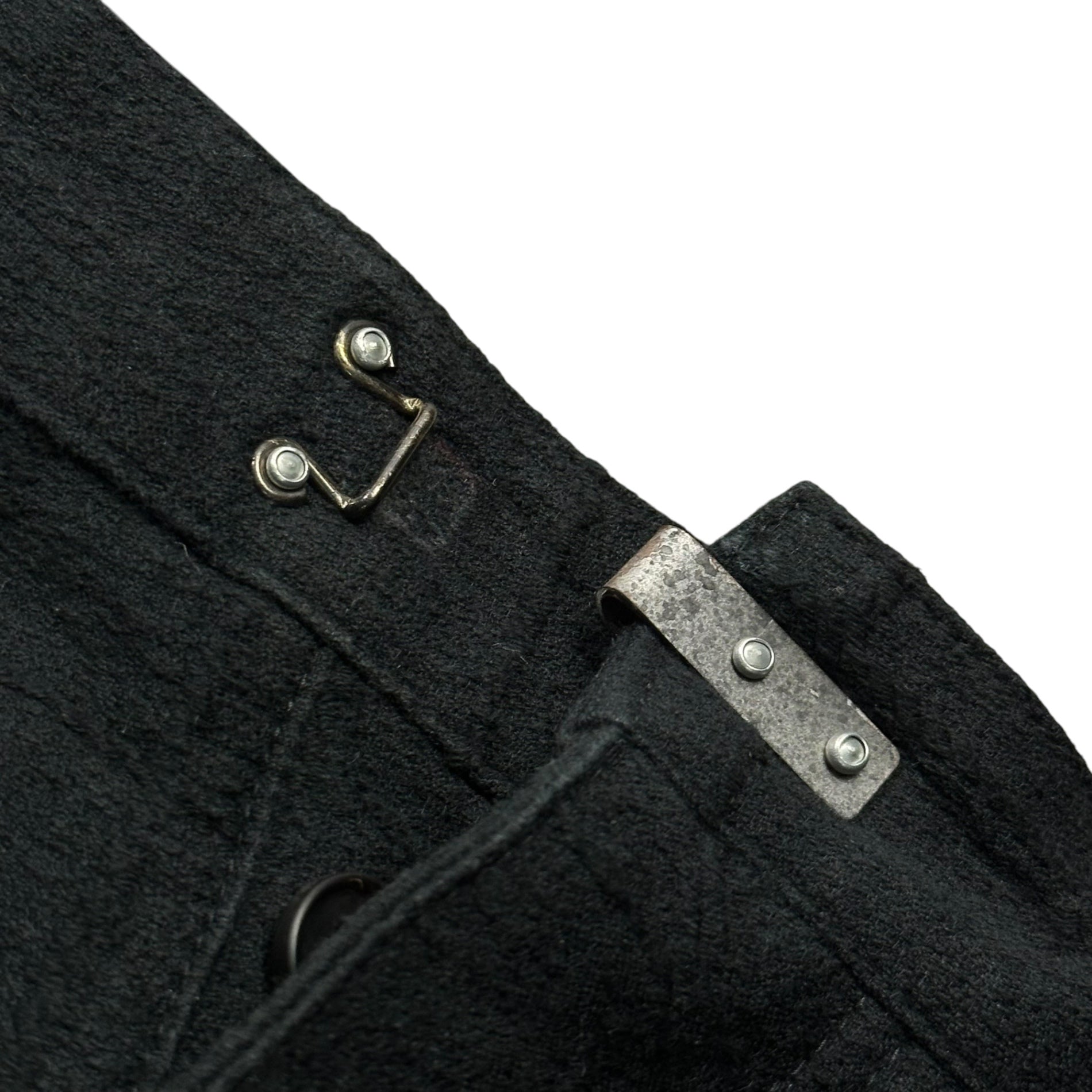 SADDAM TEISSY(サダムテイシー) Jacquard Tapered Cropped Pants ジャガード テーパード クロップド パンツ ST107-0058S 1(S程度) ブラック