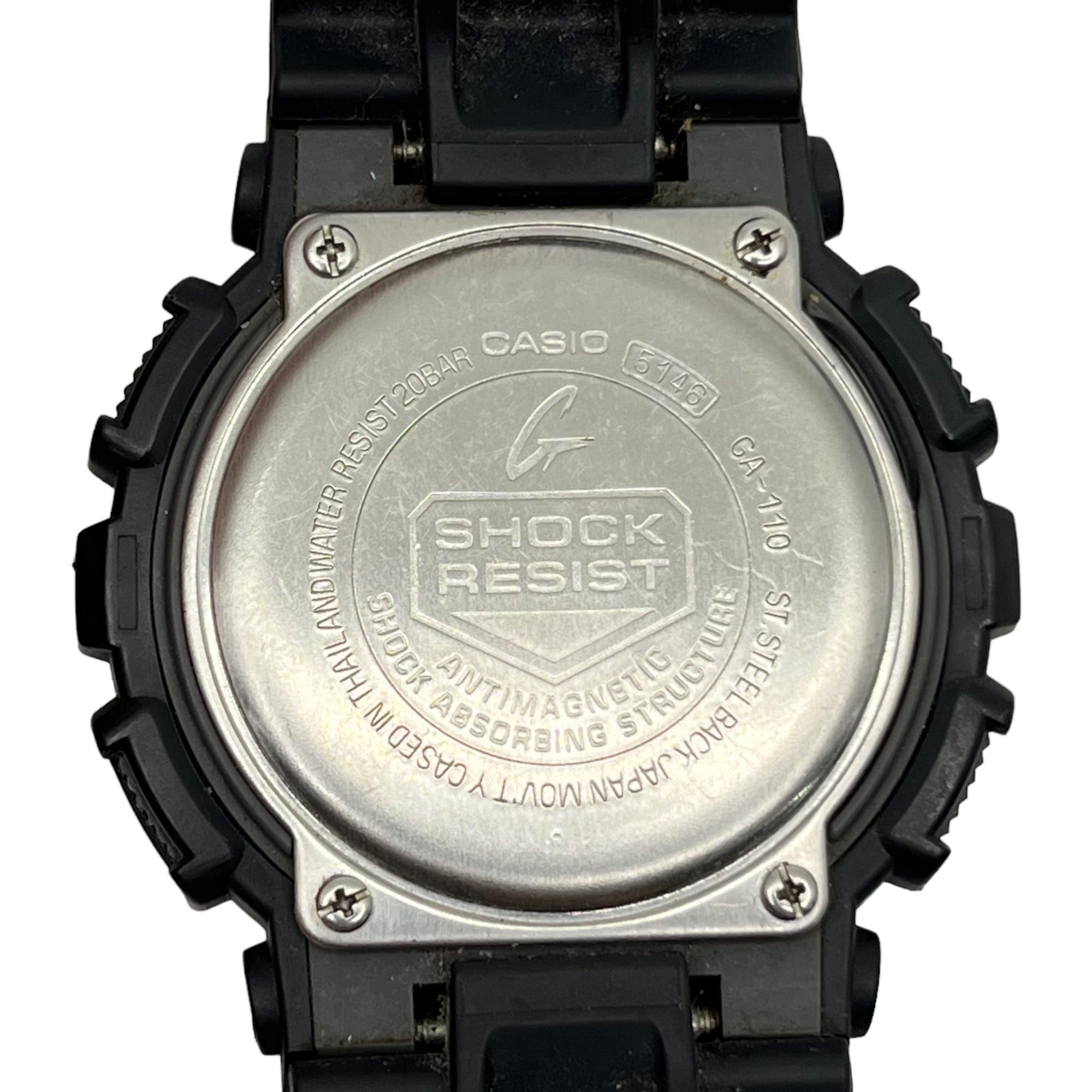 CASIO(カシオ) G-shock ANALOG-DIGITAL 110 SERIES デジタル ウォッチ GA-110-1BJF ブラック 腕時計 ジーショック