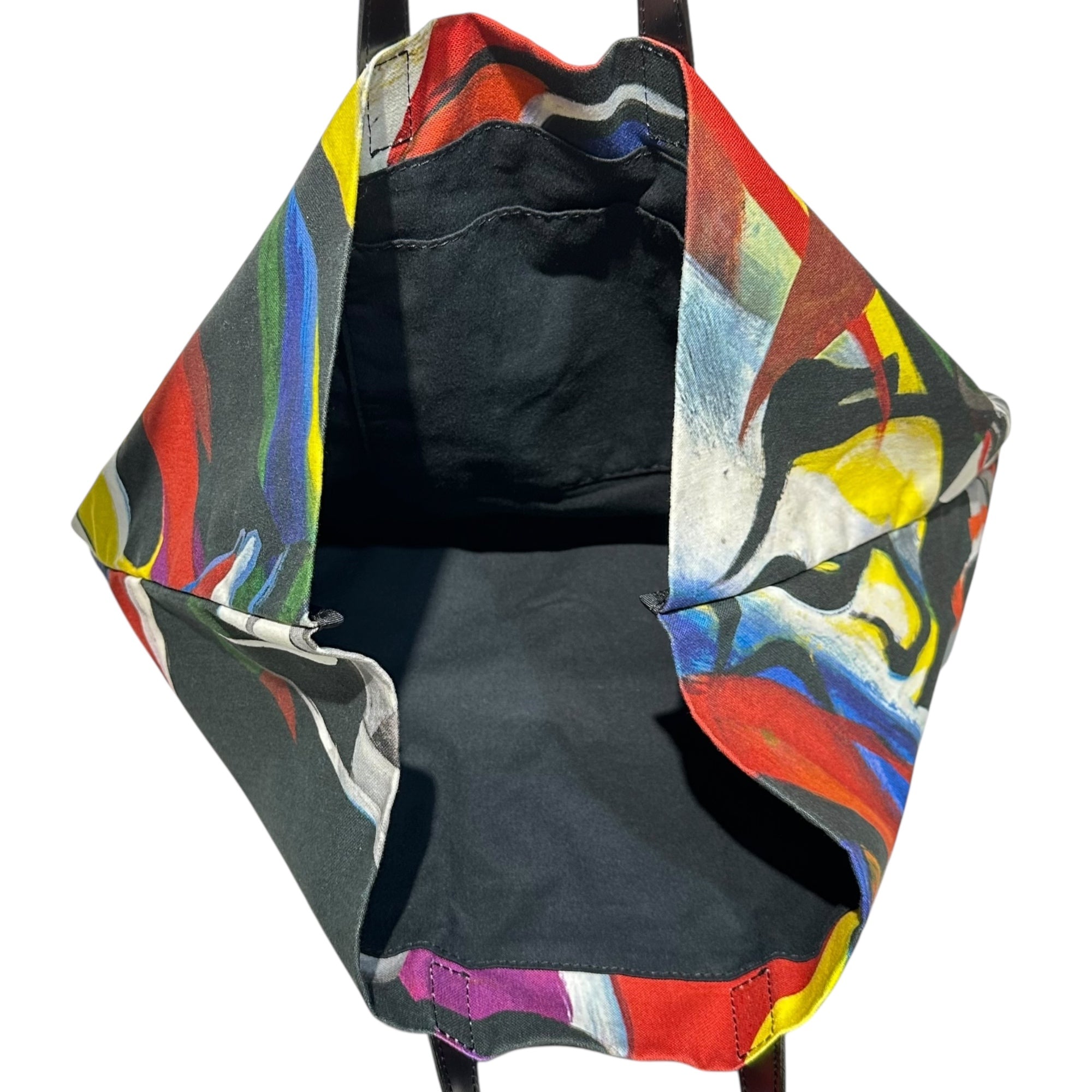 COMME des GARCONS(コムデギャルソン) 12AW Xmas Holiday explosion ”Taro Okamoto” Leather Handle Graphic Tote "岡本太郎" レザー ハンドル グラフィック トート OJ-K 206 マルチ コラボ