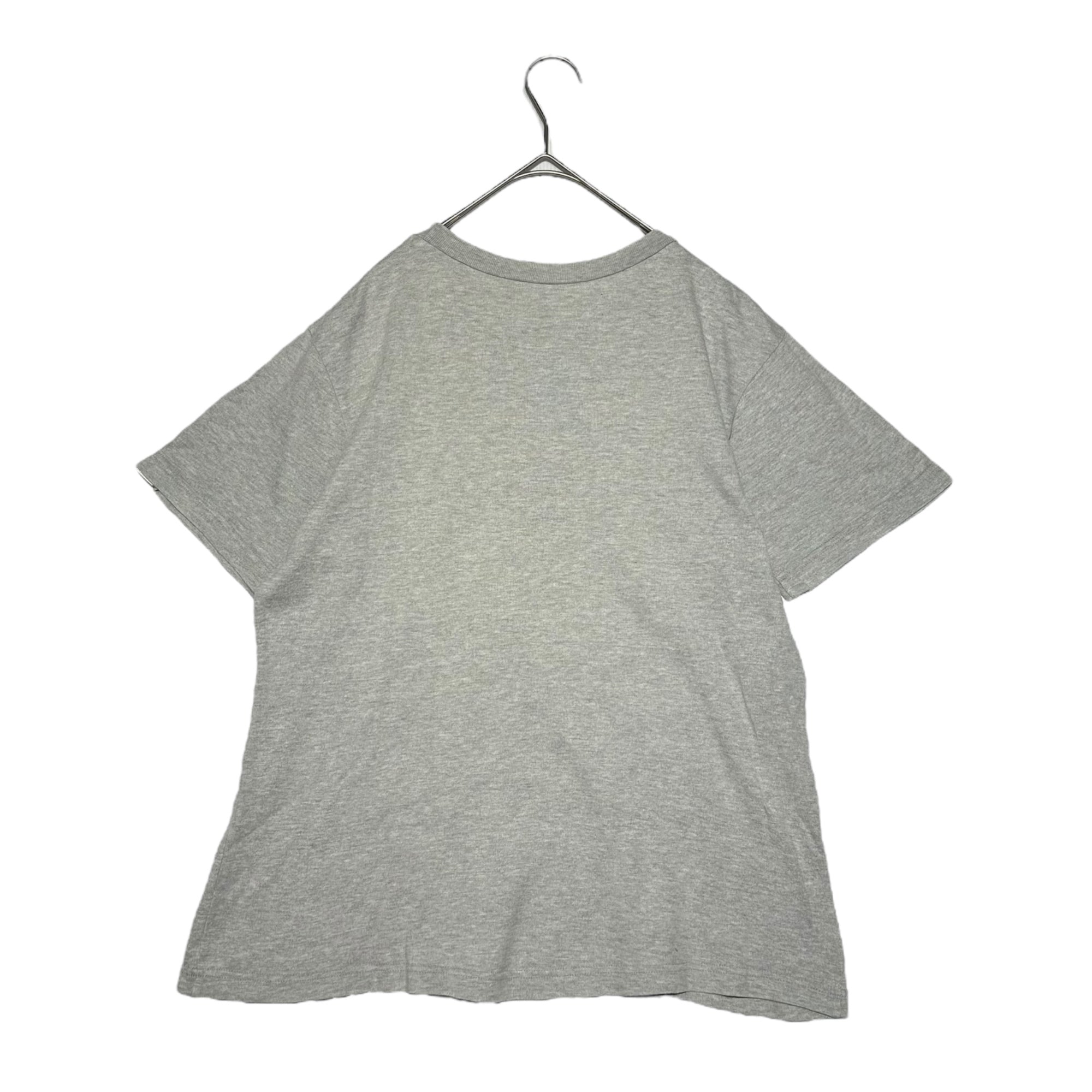 m&m CUSTOM PERFORMANCE(エムアンドエム) 90's Front Print T-Shirt 90年代 オールド フロント プリント Tシャツ M グレー×ブルー 永瀬正敏